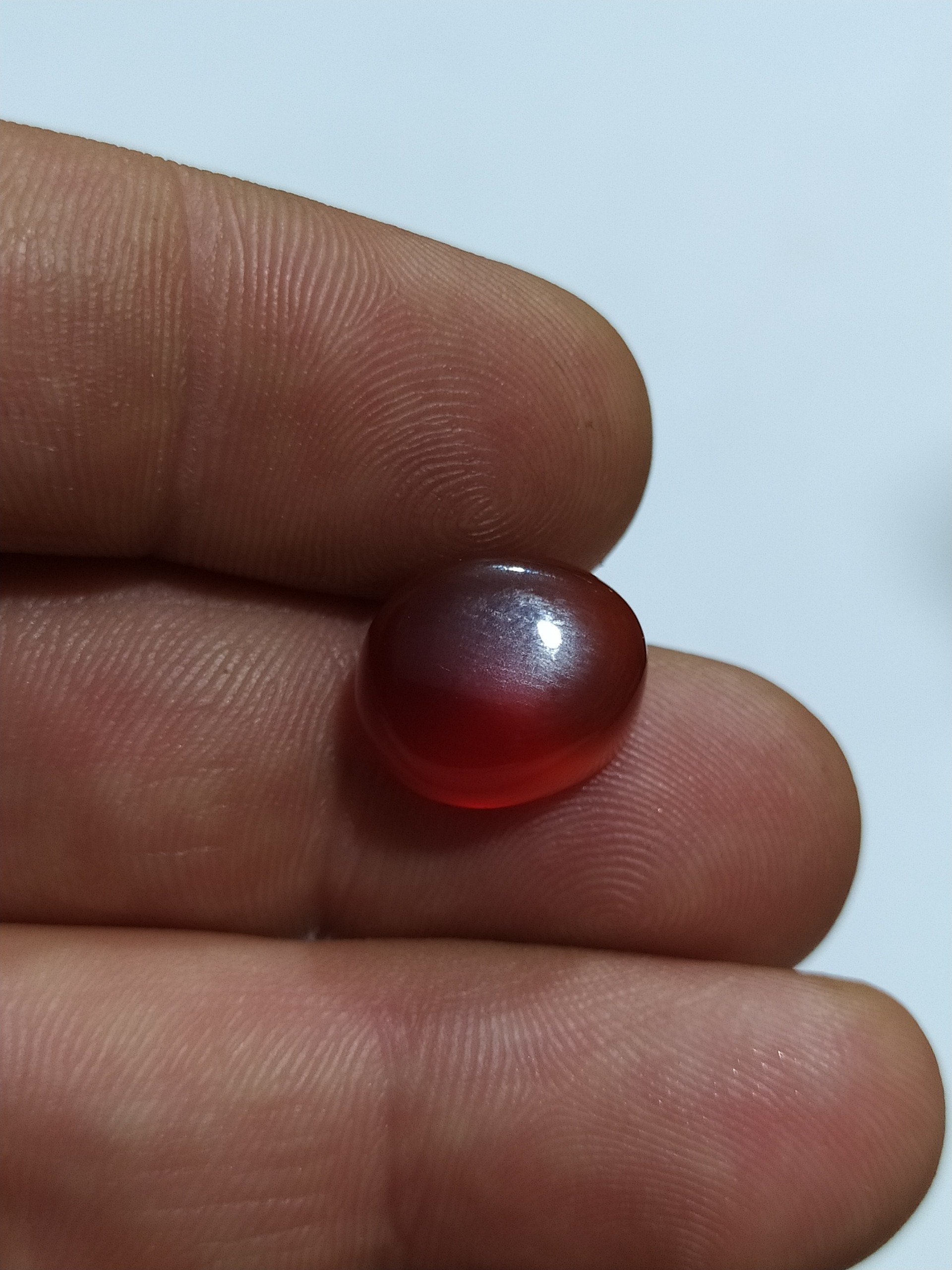 نگین عقیق معدنی سرخ