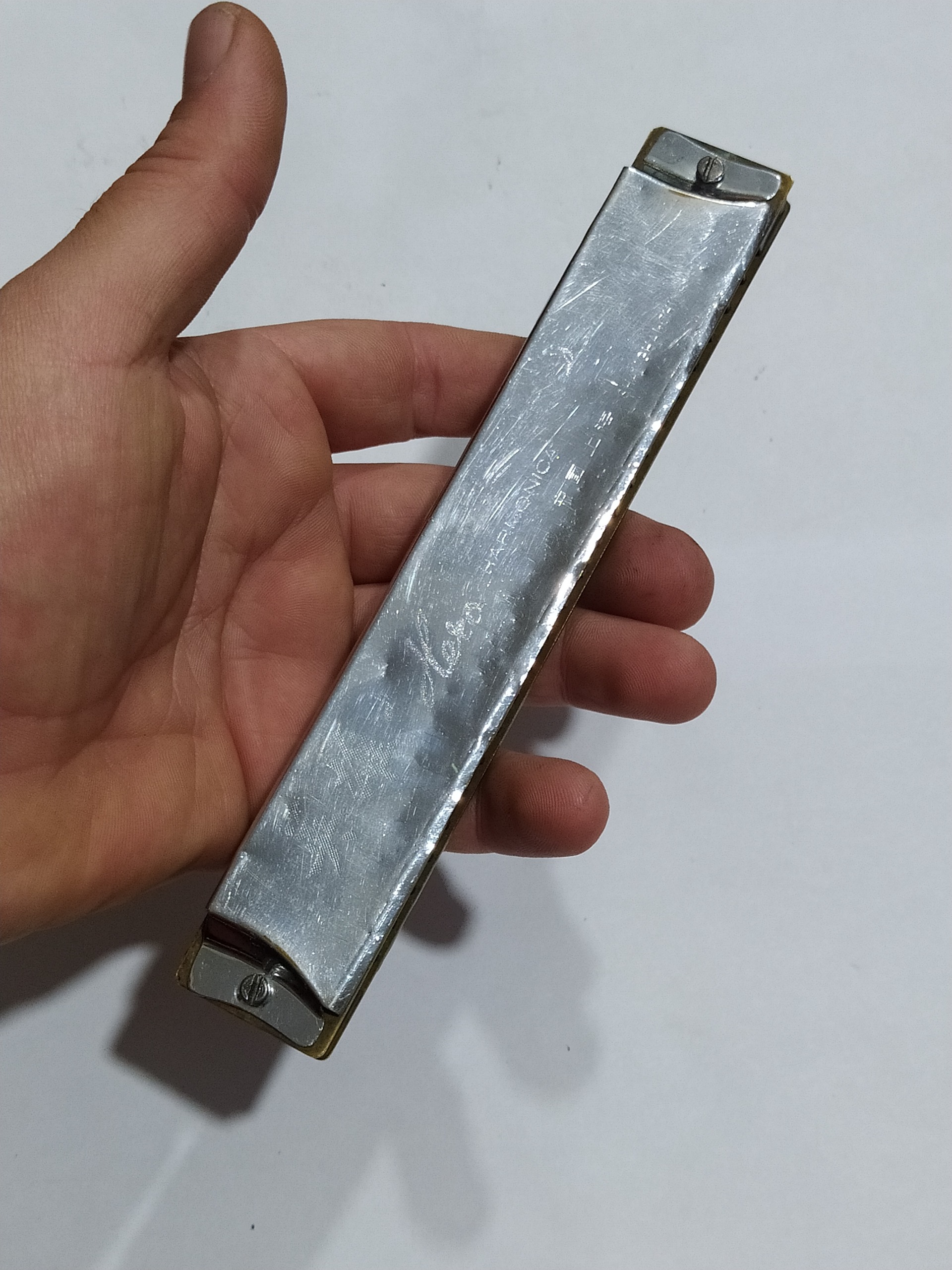 ساز دهنی قدیمی برنجی