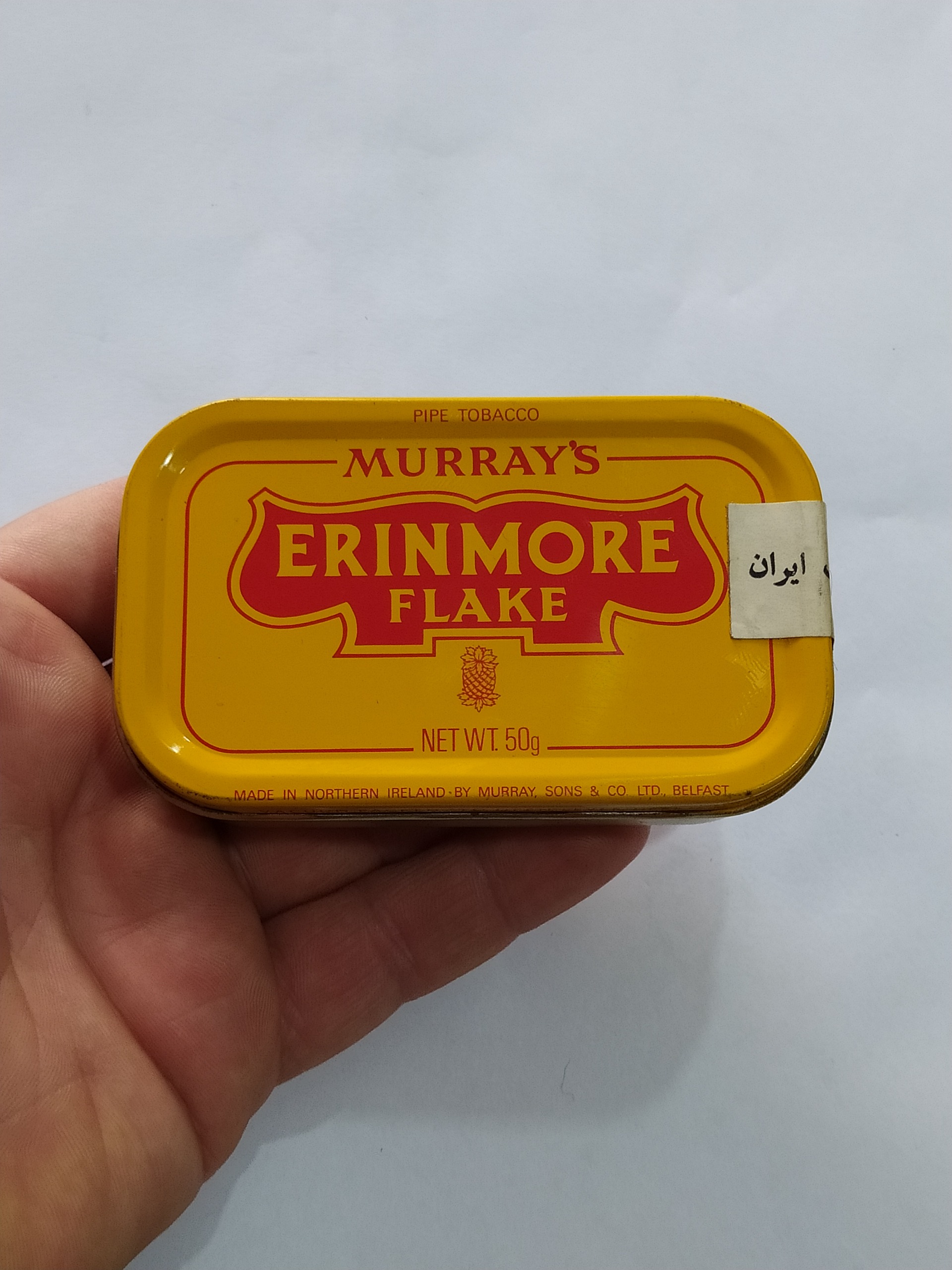 قوطی توتون پیپ پلمپ ERINMORE FLAKE ایرلند