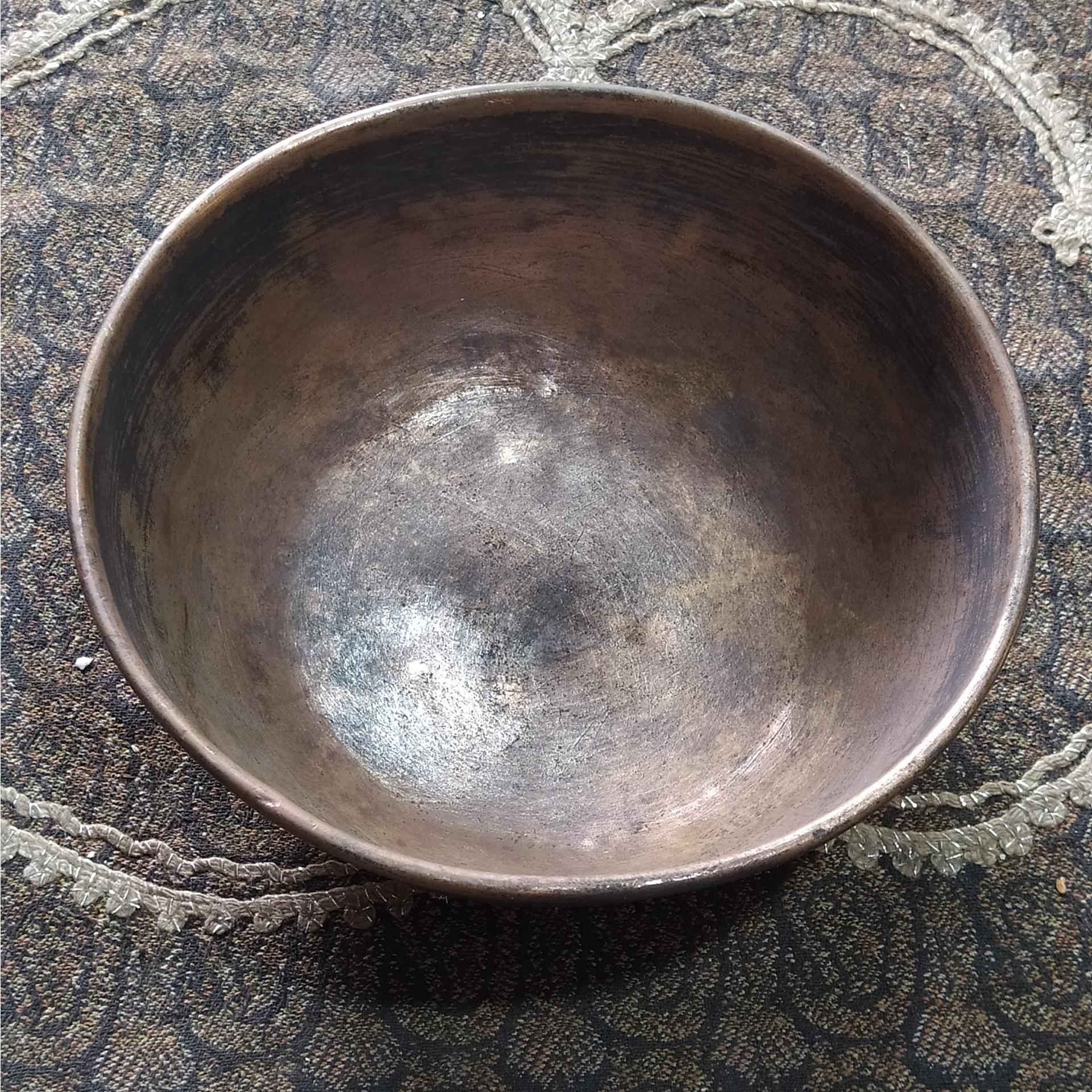 کاسه مسی قدیمی جوندار و خوشساخت