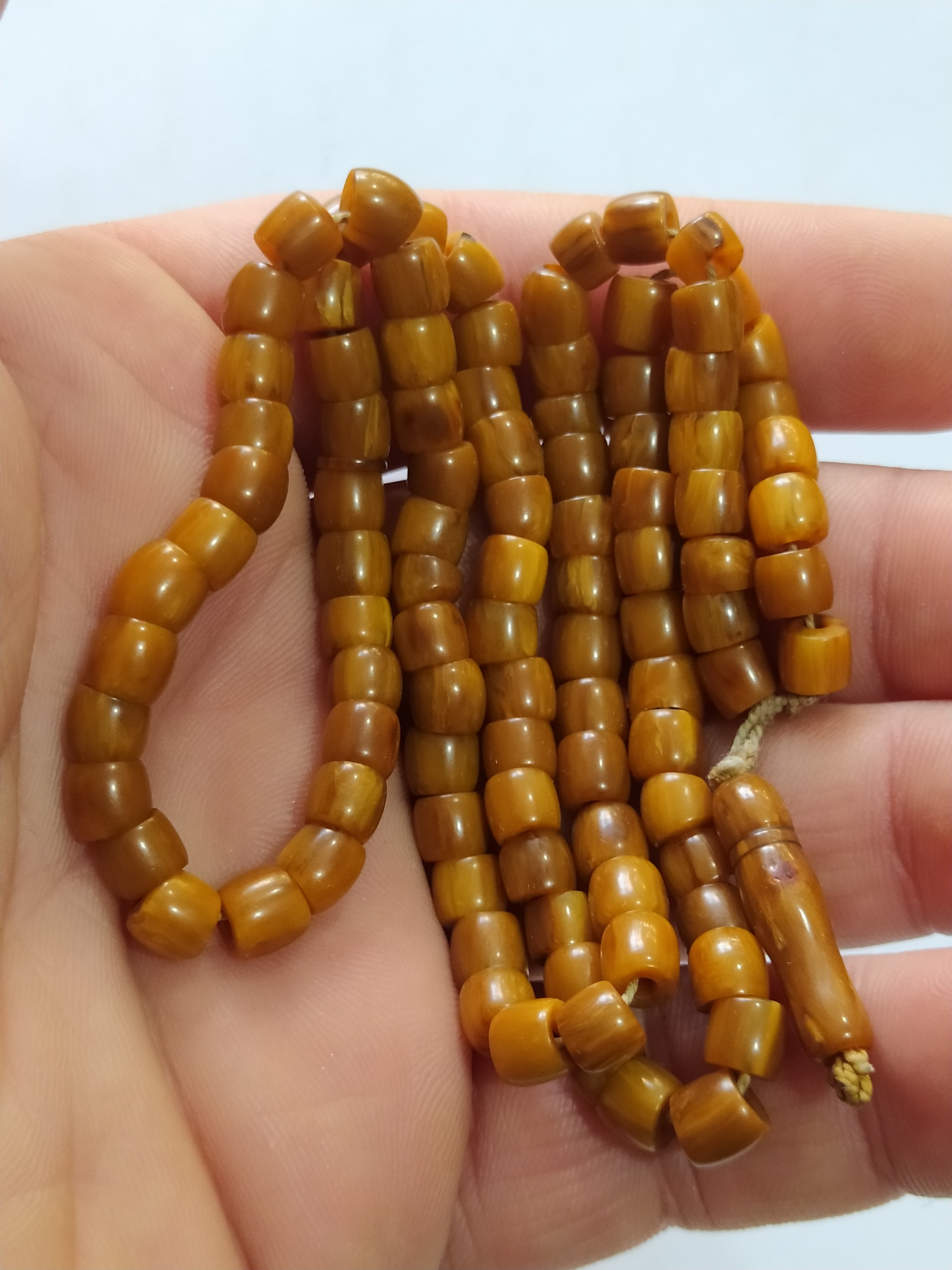 تسبیح سندولوس کهنه صدساله آلمانی بوی تند 101 دانه