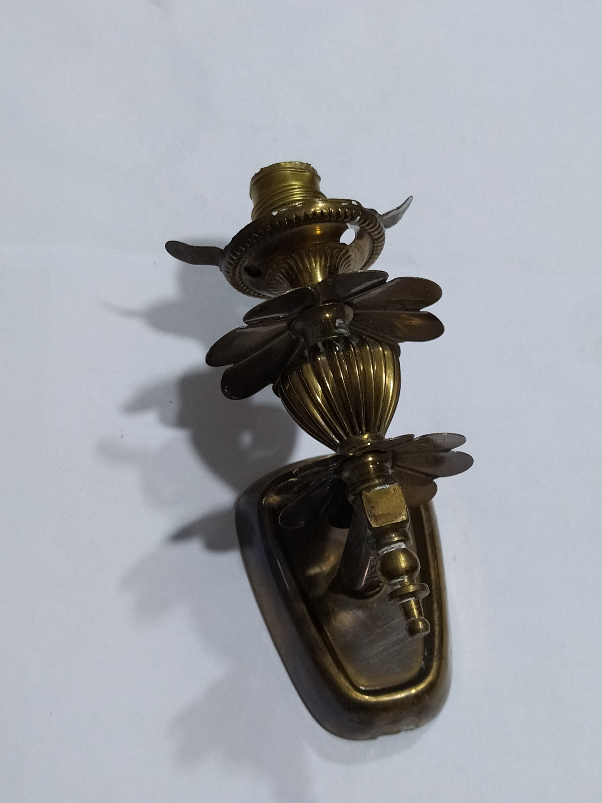 چراغ دیواری قدیمی برنجی ایتالیایی آنتیک