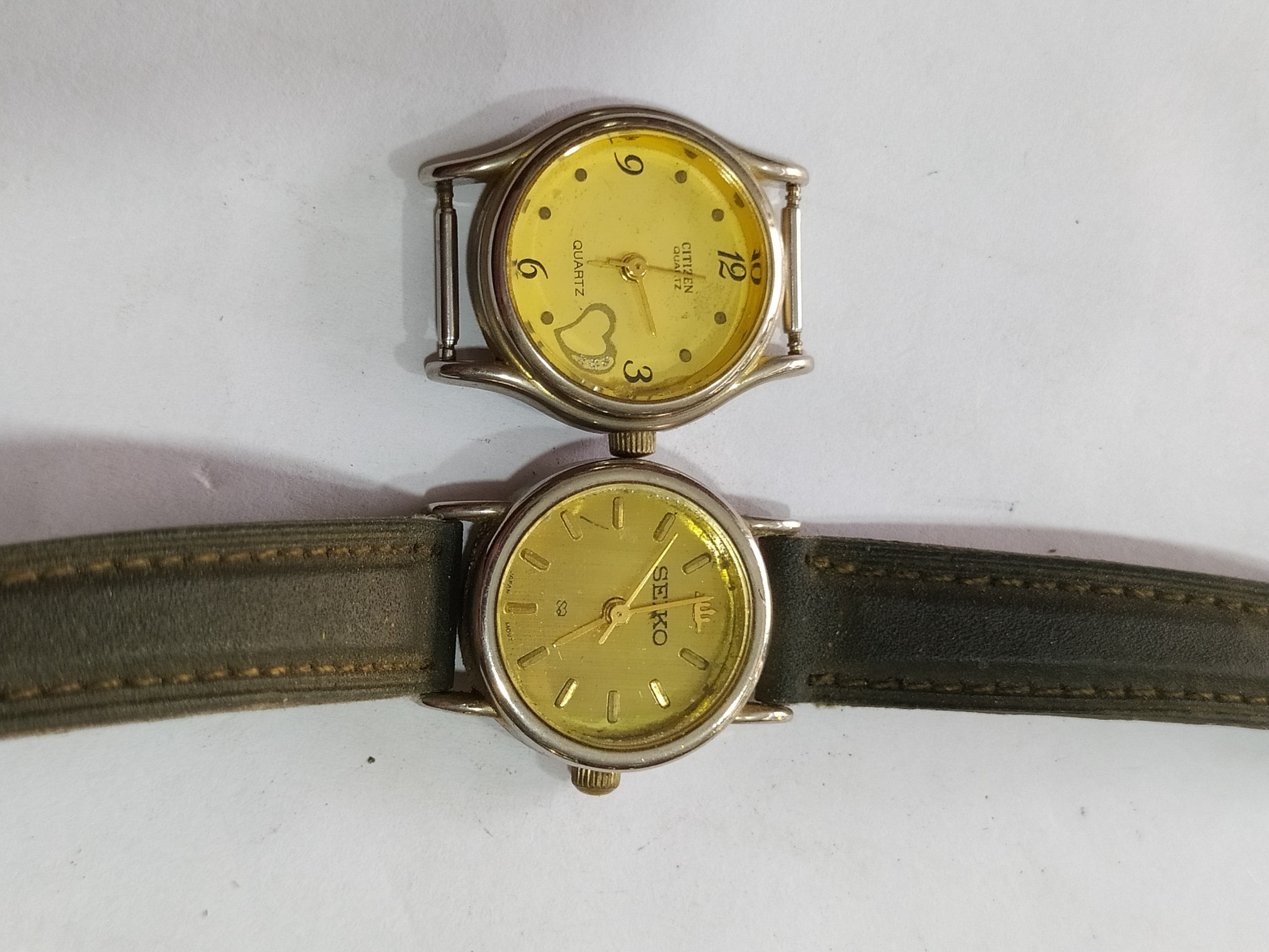 دو عدد ساعت مچی قدیمی اصل سیکو و سیتیزن اصل ژاپن