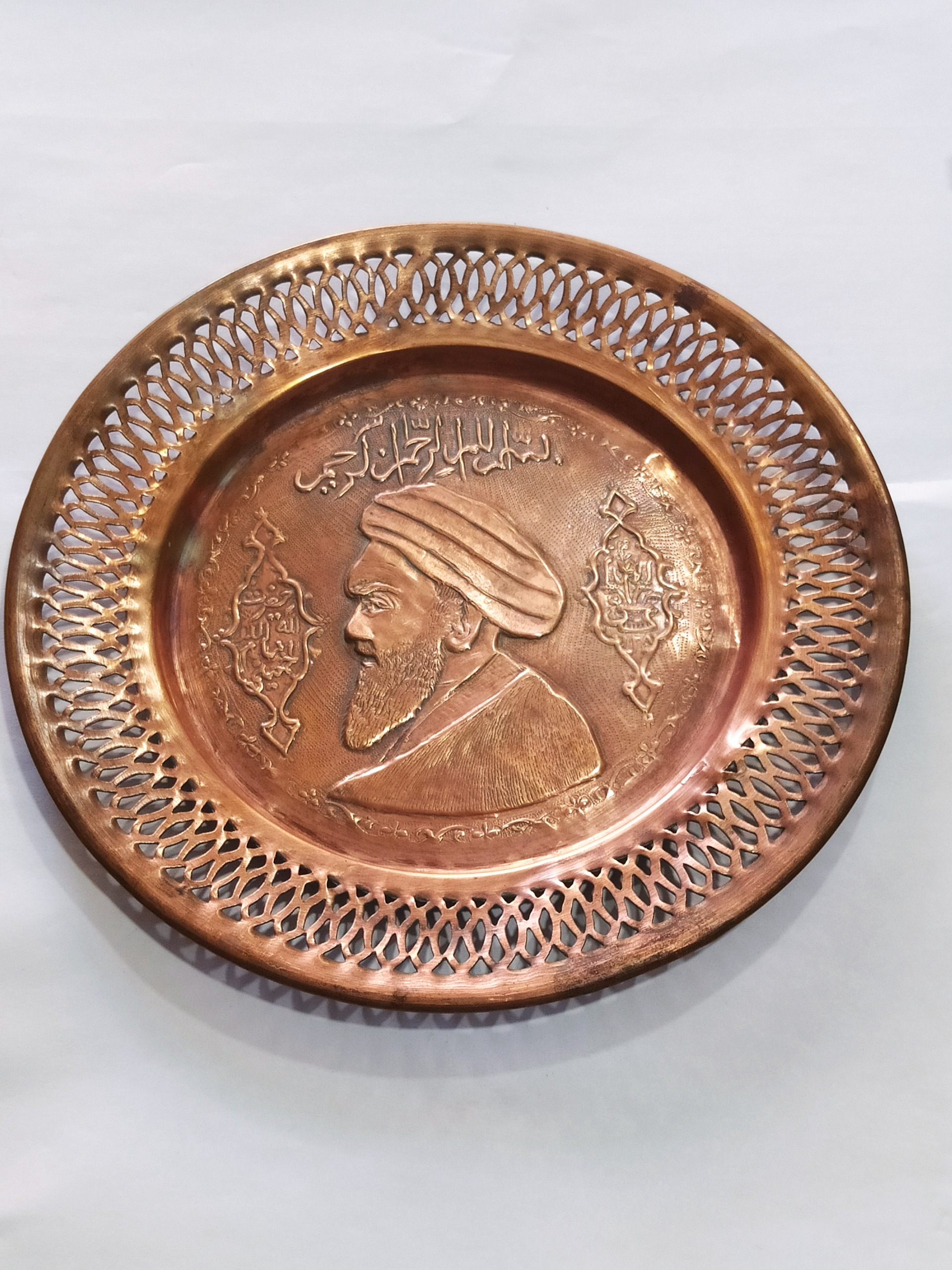 دیوارکوب قدیمی مسی یادبود امام خمینی ره