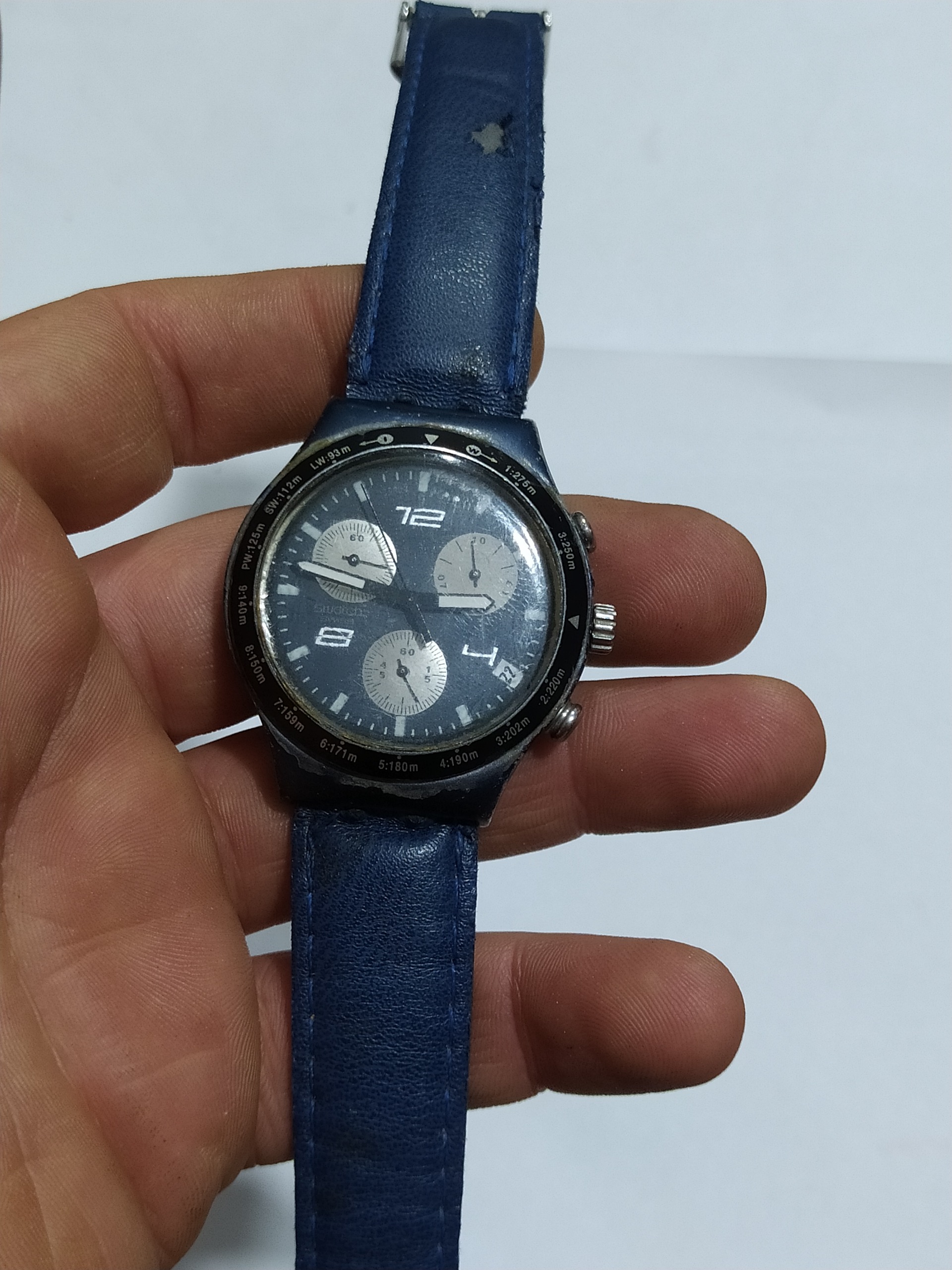 ساعت مچی قدیمی اصل سواچ سوئیس