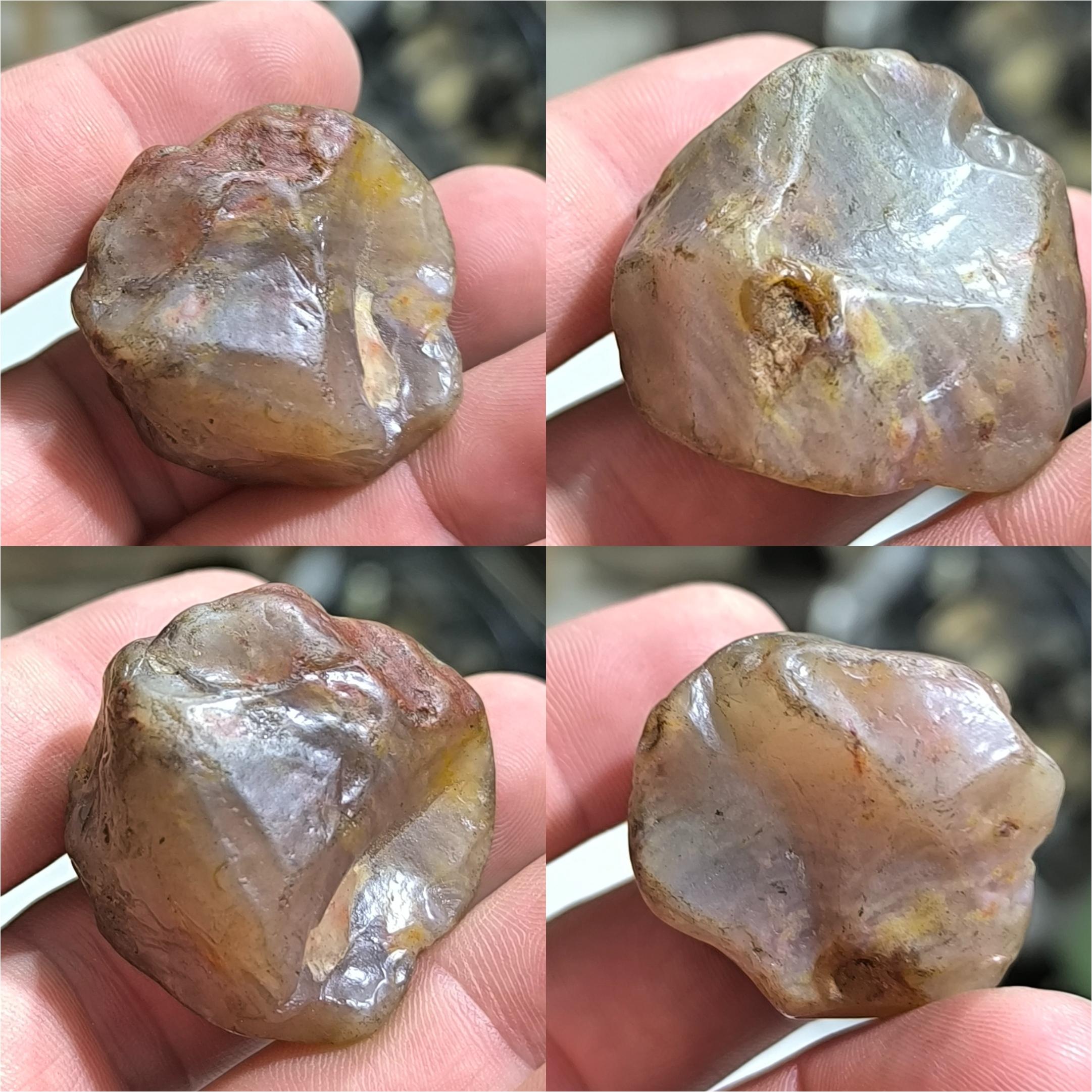 سنگ راف عقیق آبدار معدنی طبیعی مناسب تراش مهره