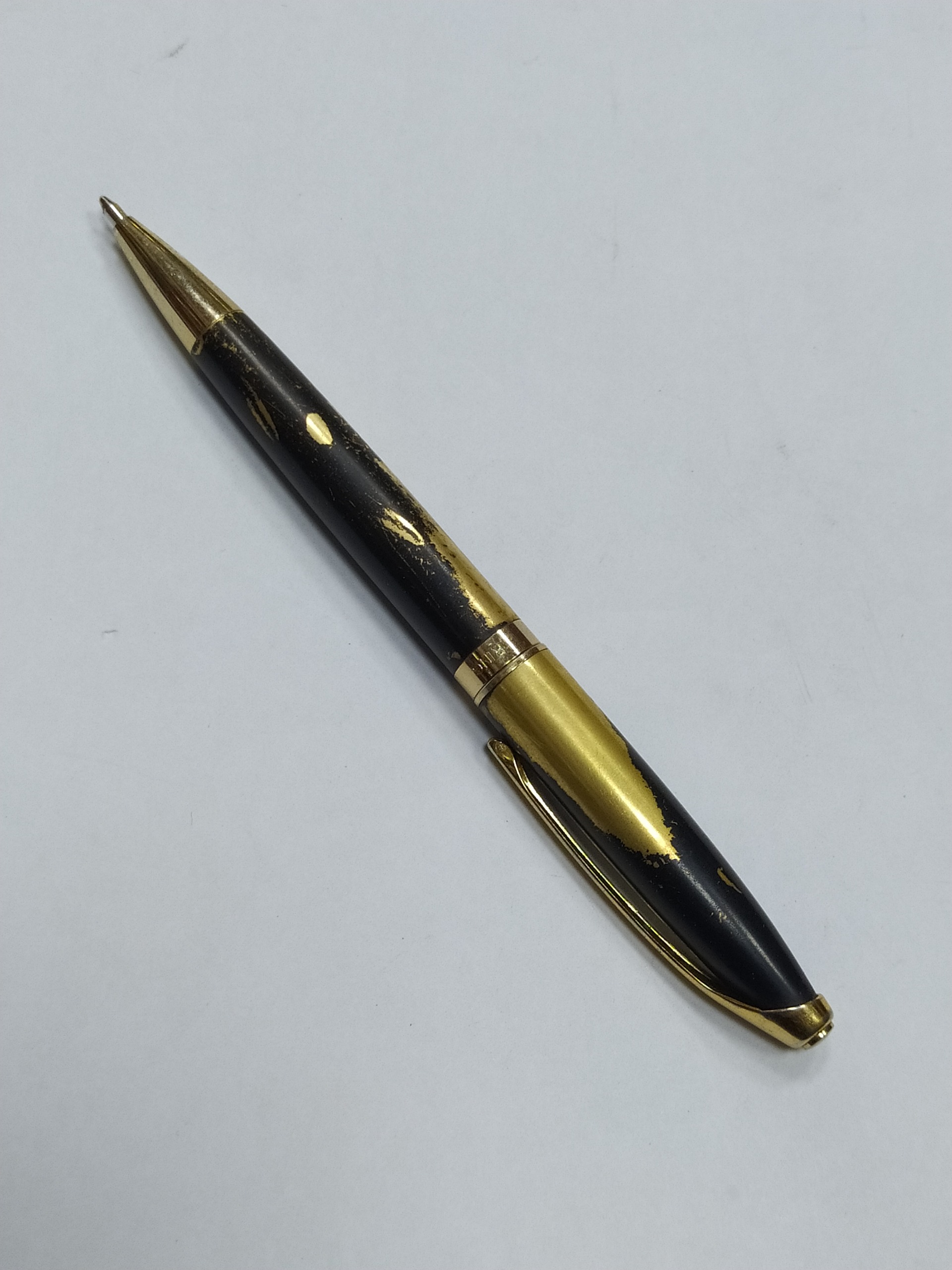 خودکار روان نویس قدیمی بدنه تمام برنجی اصل یورو پن