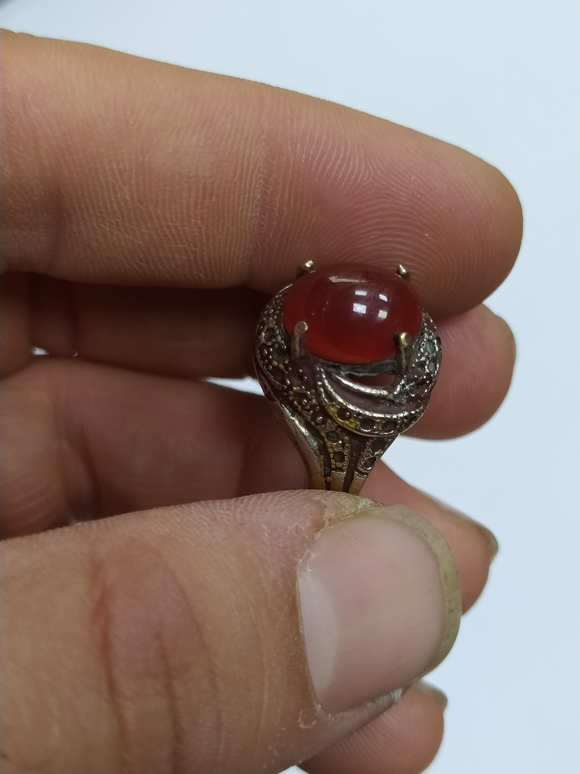 انگشتر عقیق زنانه ریبا