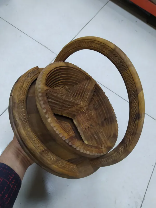 شکلات خوری چوبی هندی تاشو