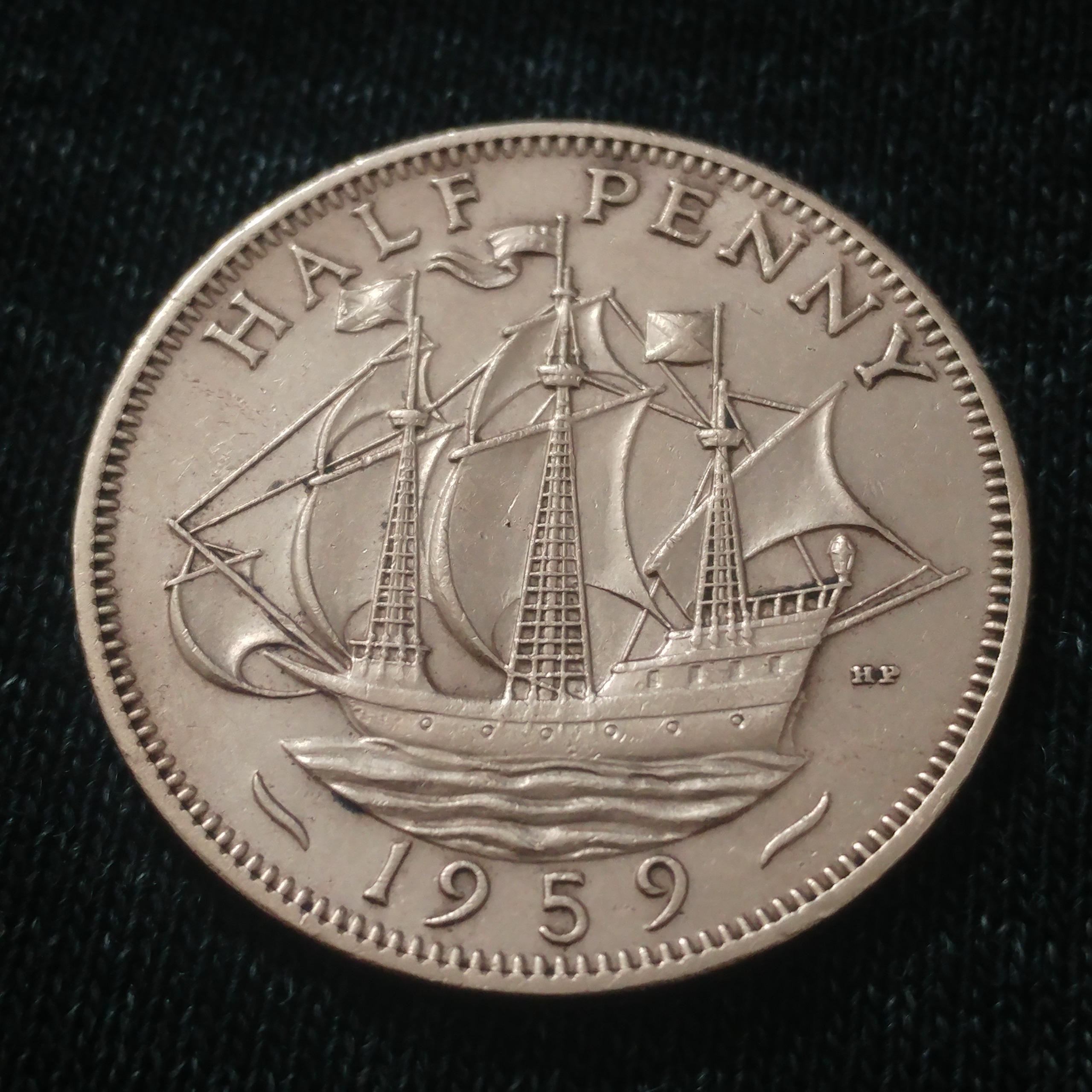 سکه کشتی ملکه 1959