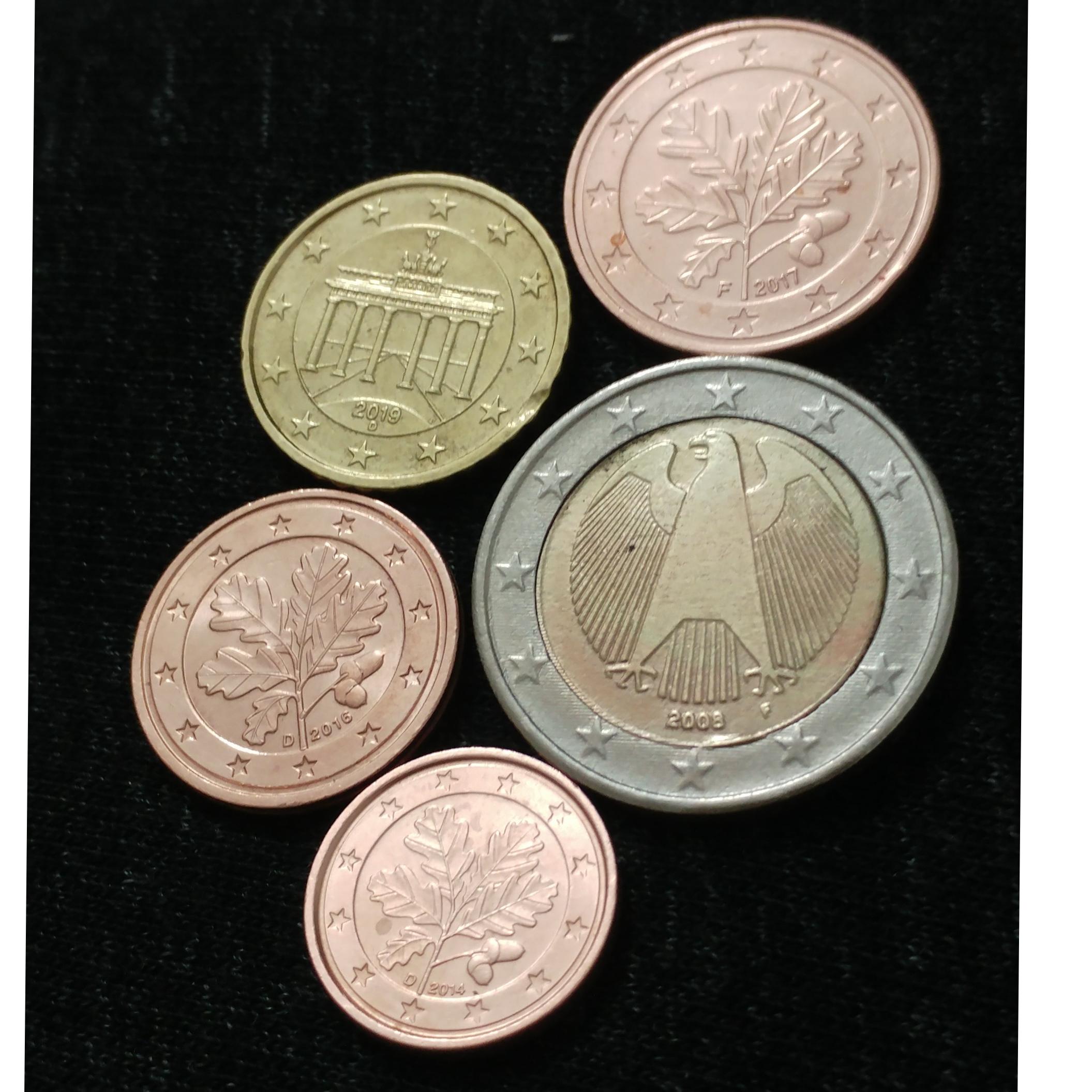 ست 2 یورو 18 سنت المان
