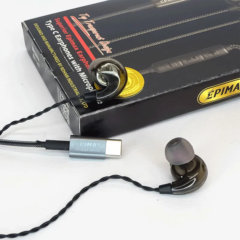 هندزفری تایپ سی اپیمکس Epimax EH-147 Hi-Res Audio