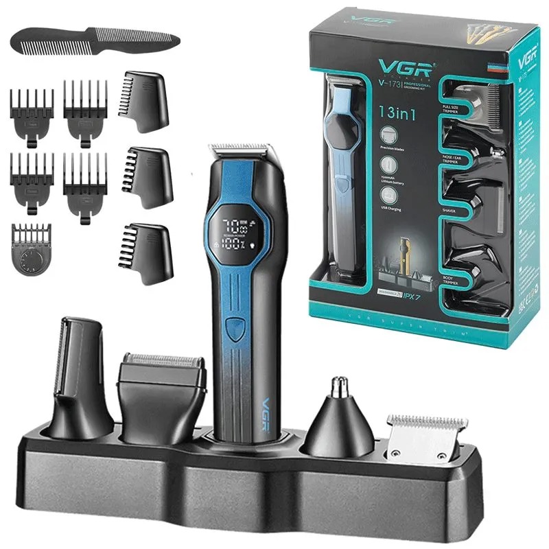 ماشین اصلاح و خط زن شارژی چندکاره VGR V-173