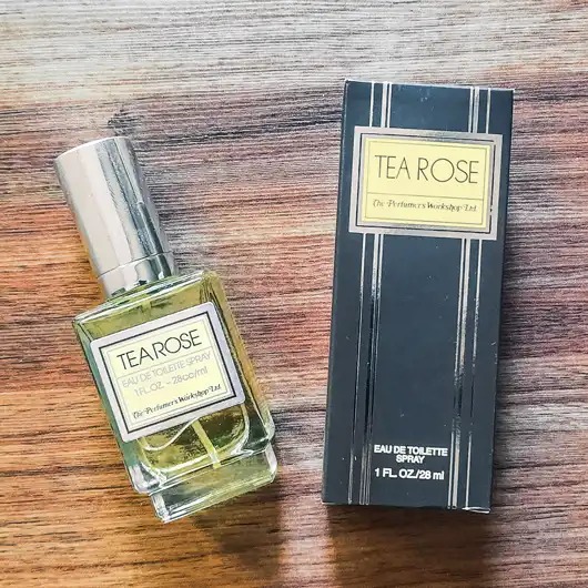عطر ادکلن تی رز اصل آمریکا 28 میل تیروز Tea Rose