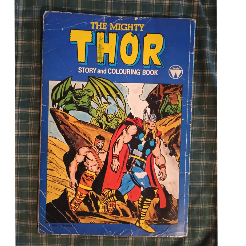 کتاب نایاب کالرینگ بوک THOR