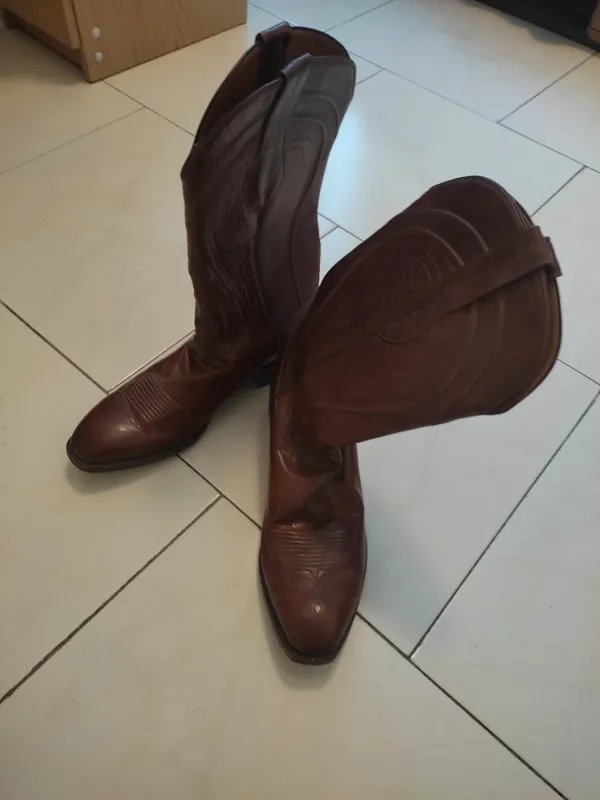 بوت تگزاسی چرم اصل آمریکایی