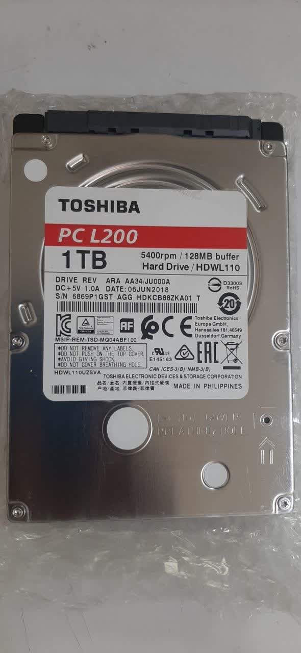 هارددیسک توشیبا 2/5 اینچ مدل HDWL110 1TB