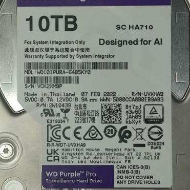 هارد اینترنال وسترن دیجیتال   ظرفیت 10 ترابایت