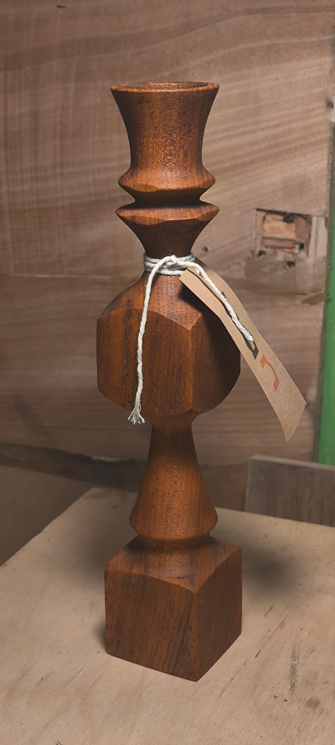 شمعدان چوبی وَن