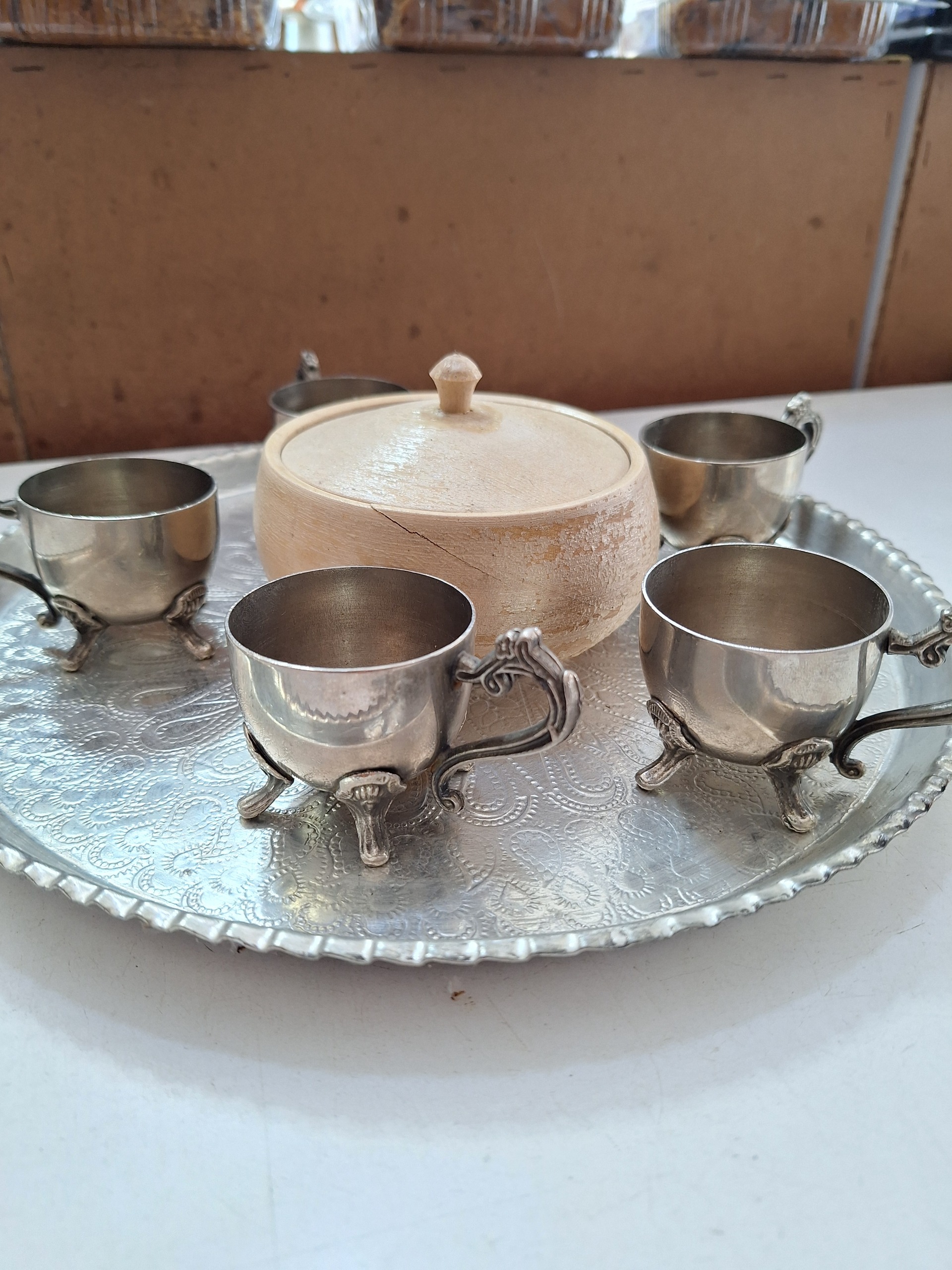 ست فنجان و سینی