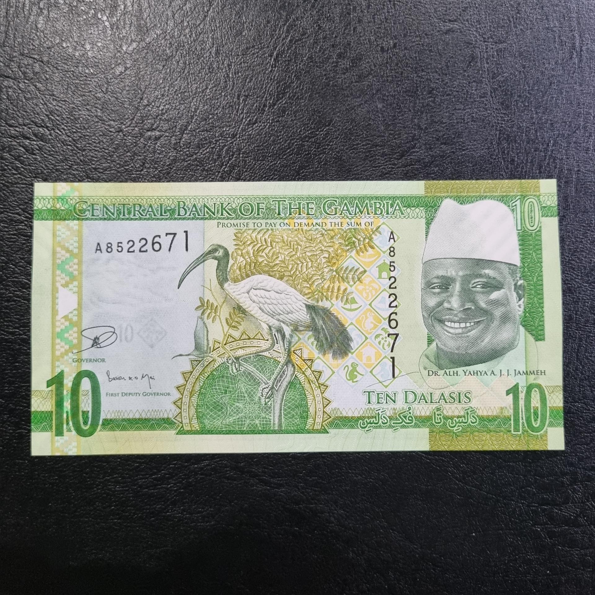 اسکناس 10 دالاسی گامبیا کیفیت بانکی