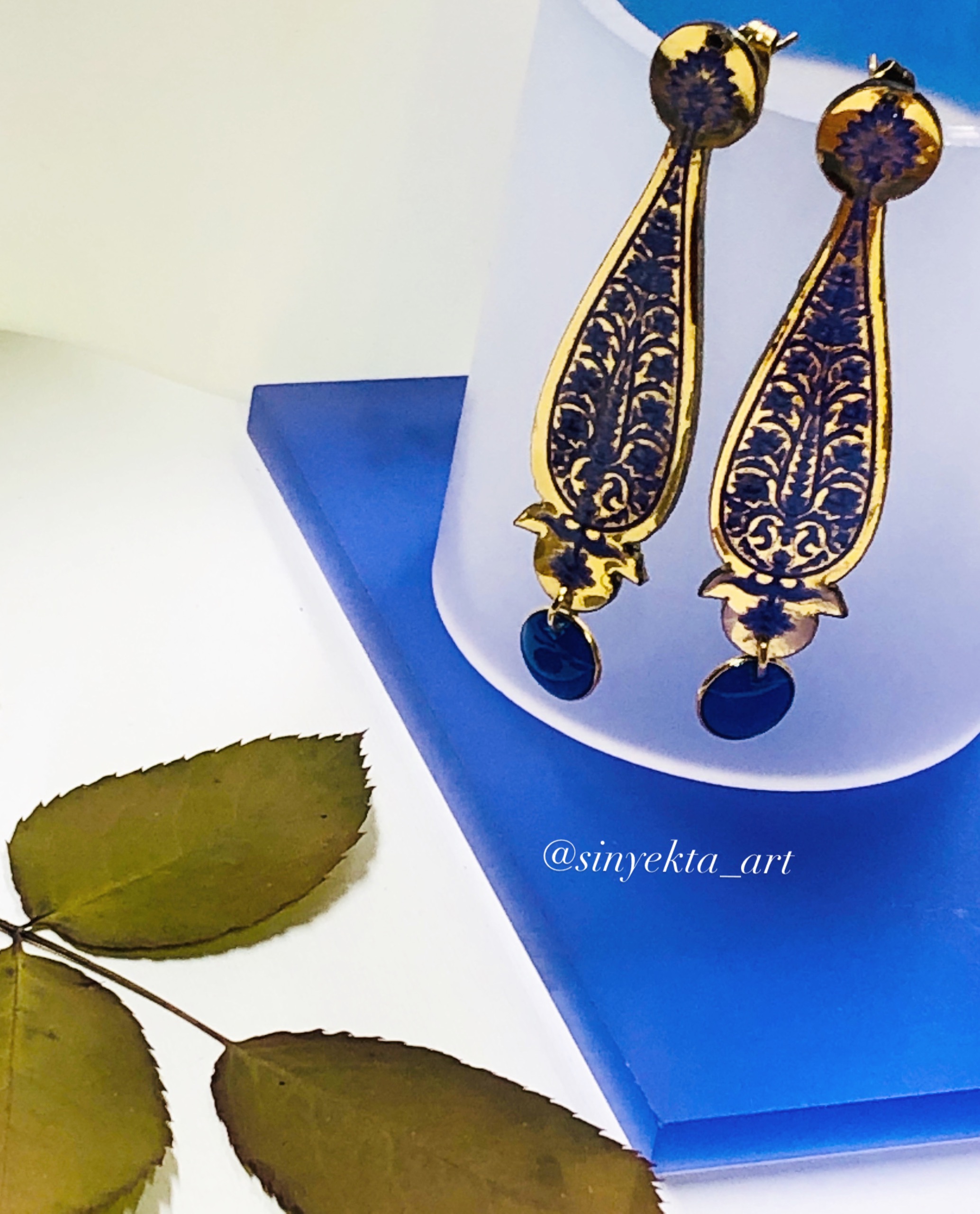 گوشواره دستساز طرح سرو
