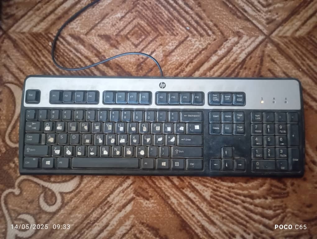 کیبورد کامپیوتر hp