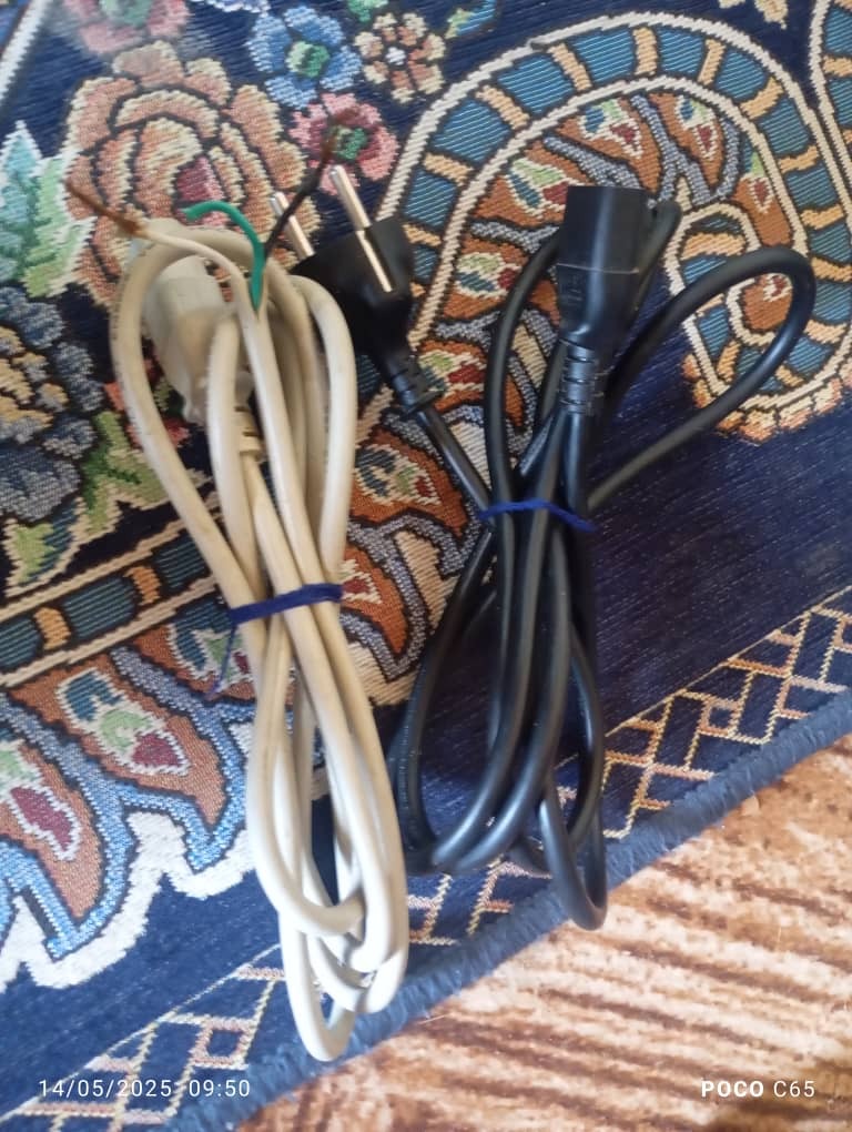 کابل برق کامپیوتر و VGA