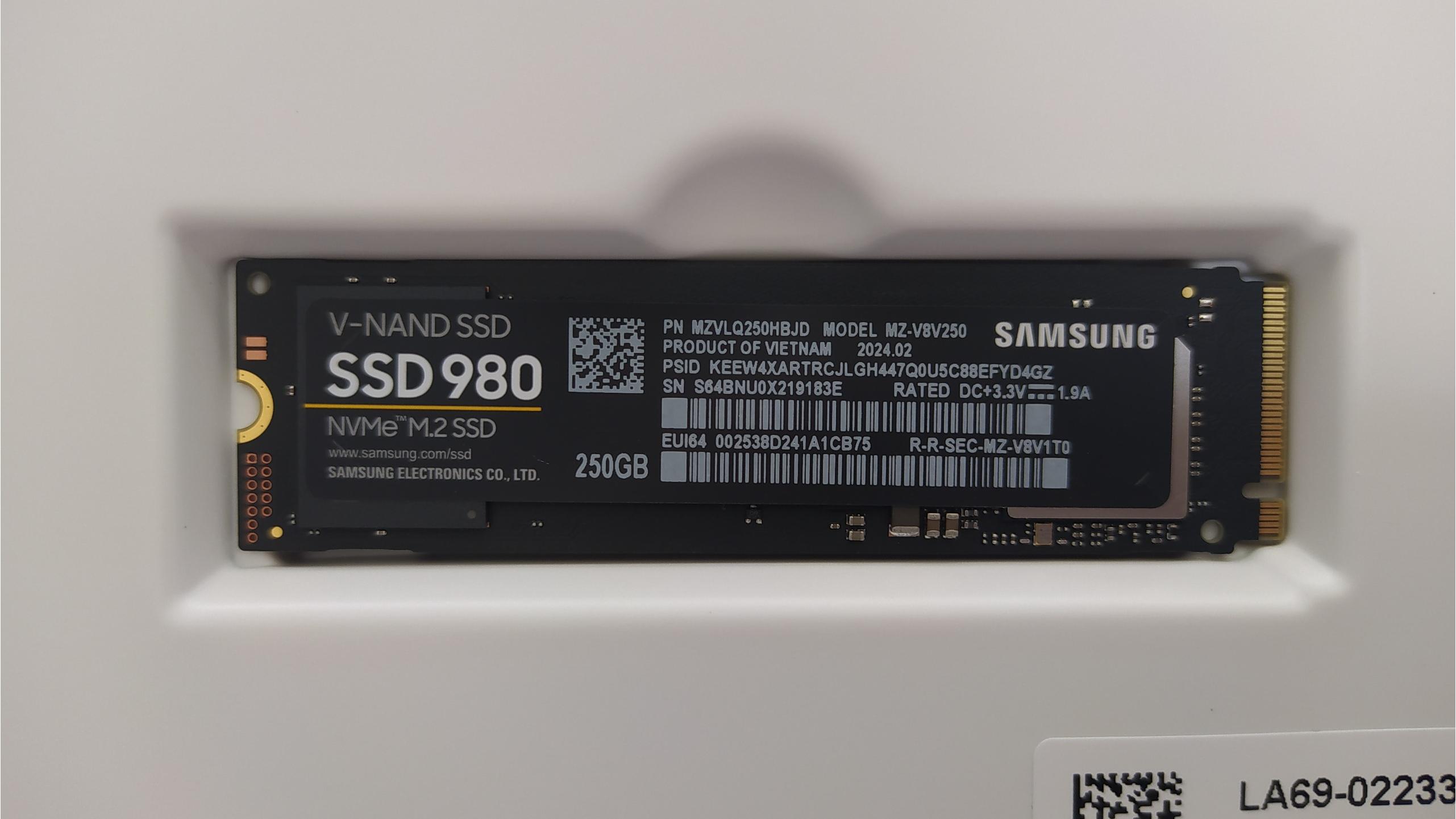 Ssd samsung ssd980 250G هارد