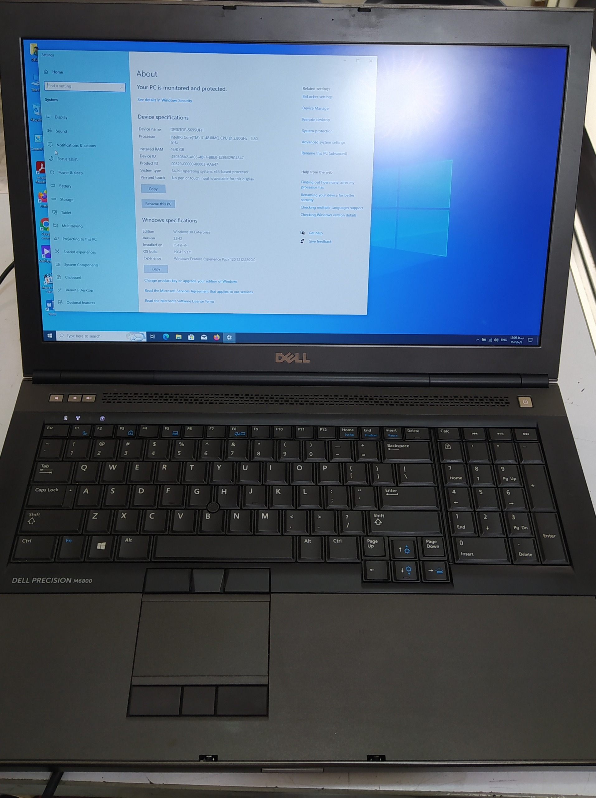 لپ تاپ dell precision M6800