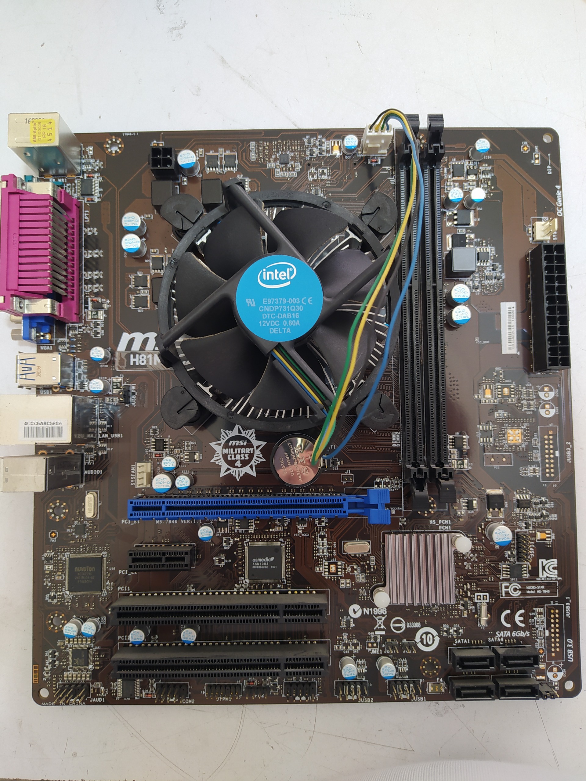 مادربرد msi H81m-p32L