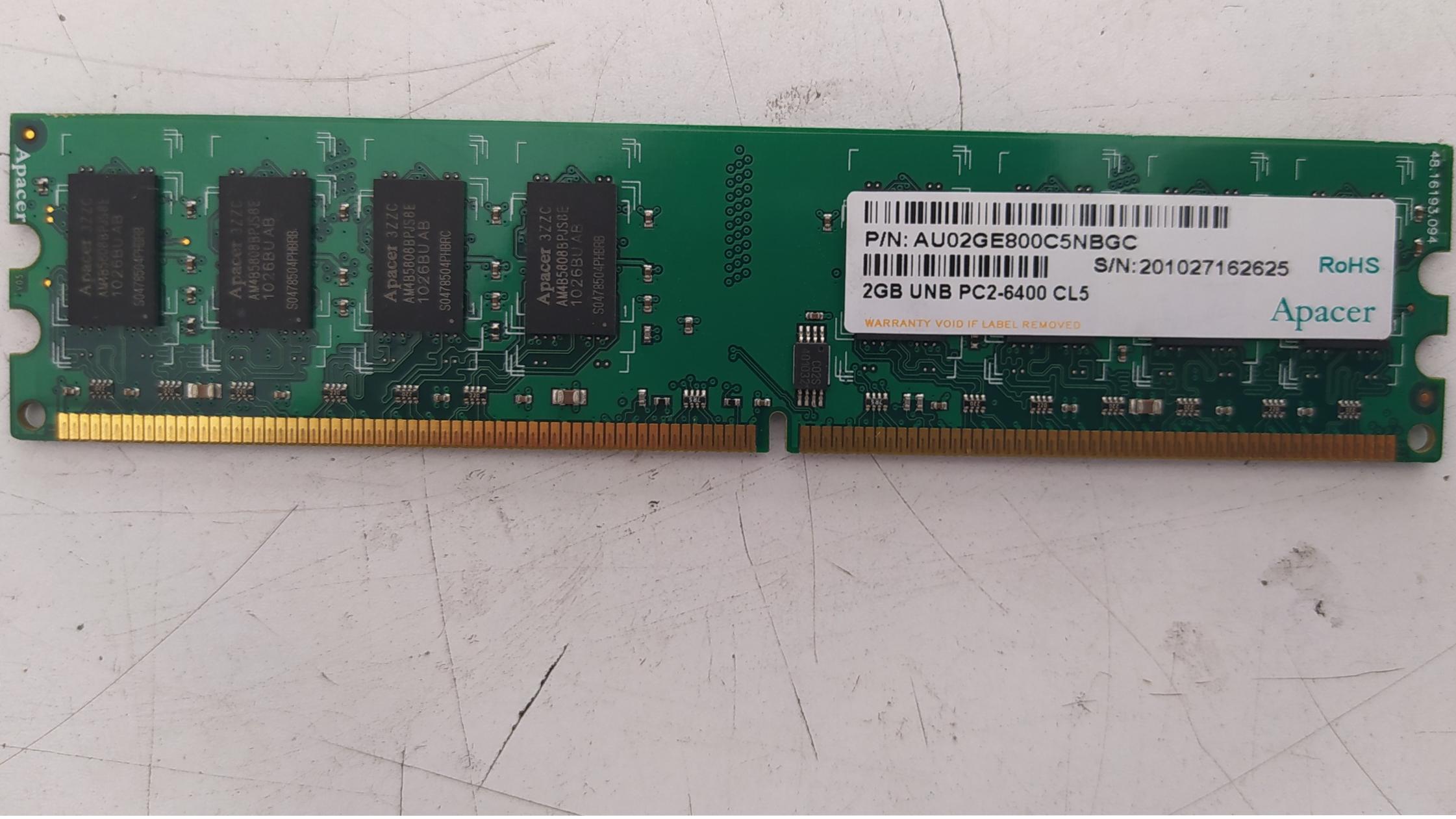 رم 2 گیگ DDR2 apacer