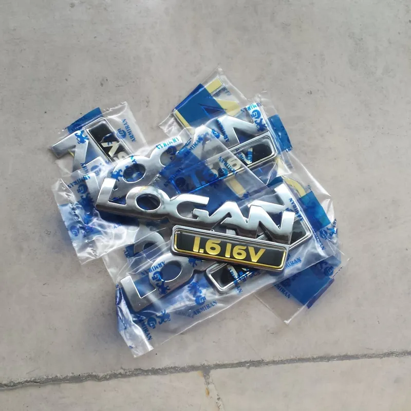 آرم نوشته لوگان درب صندوق تندر 90