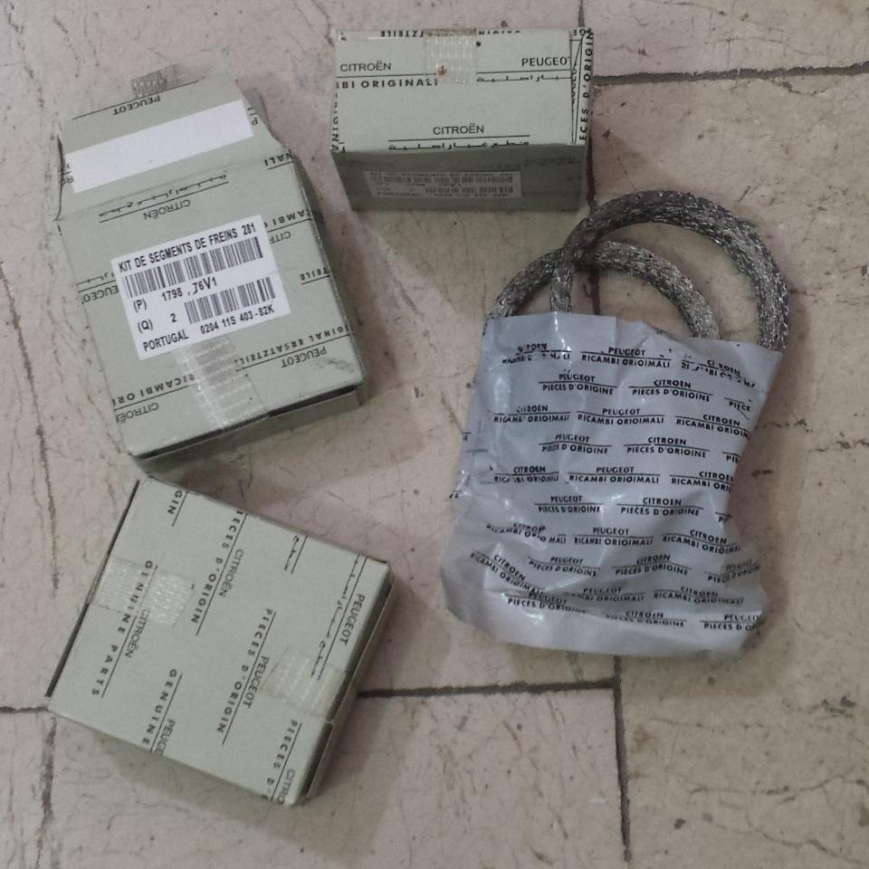 دست2عددی واشر گلویی اگزوز پژو 405 اصلی قدیمی