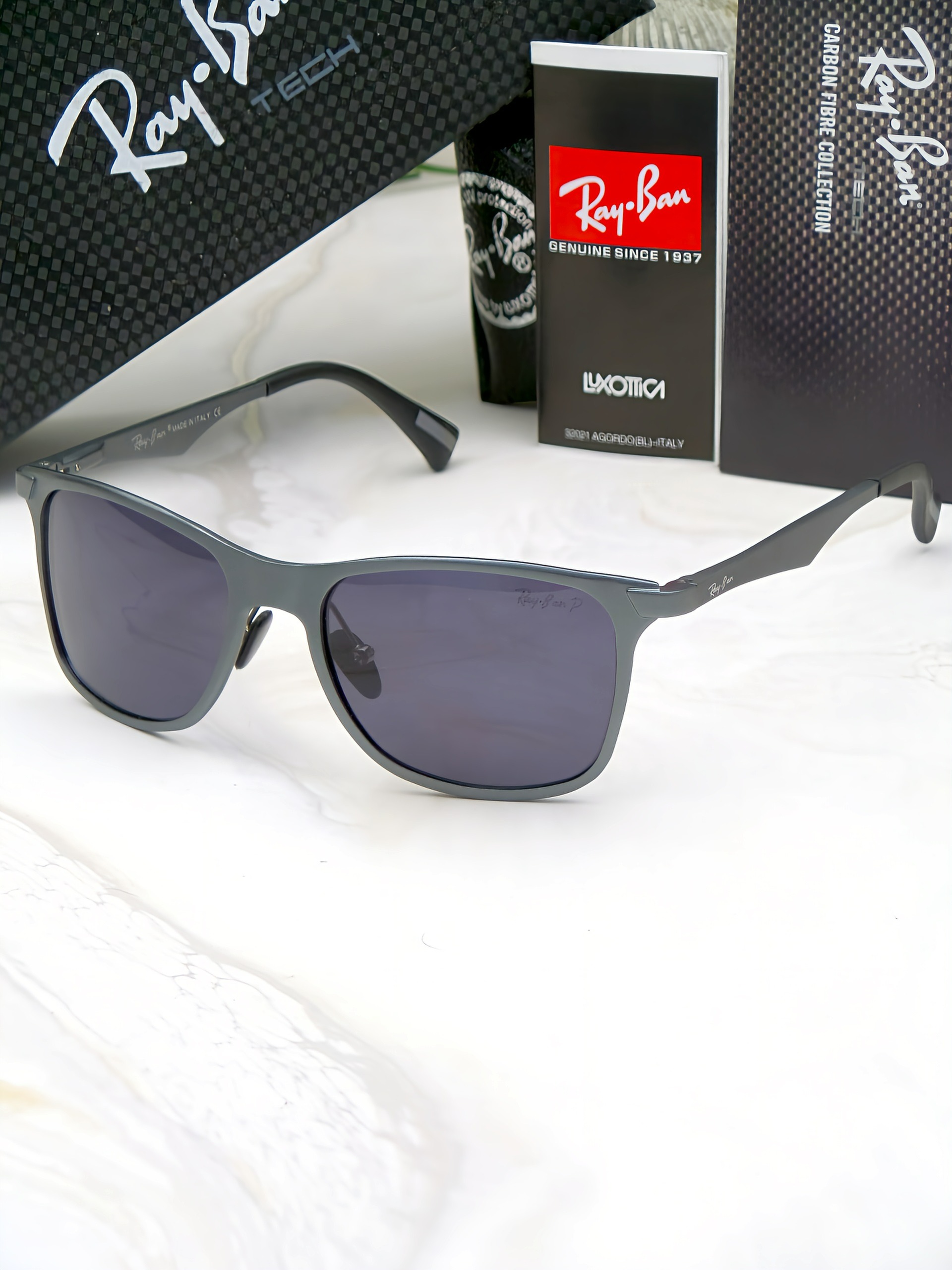 عینک آفتابی ویفرر آلومنیومی مردانه UV400 RAYBAN