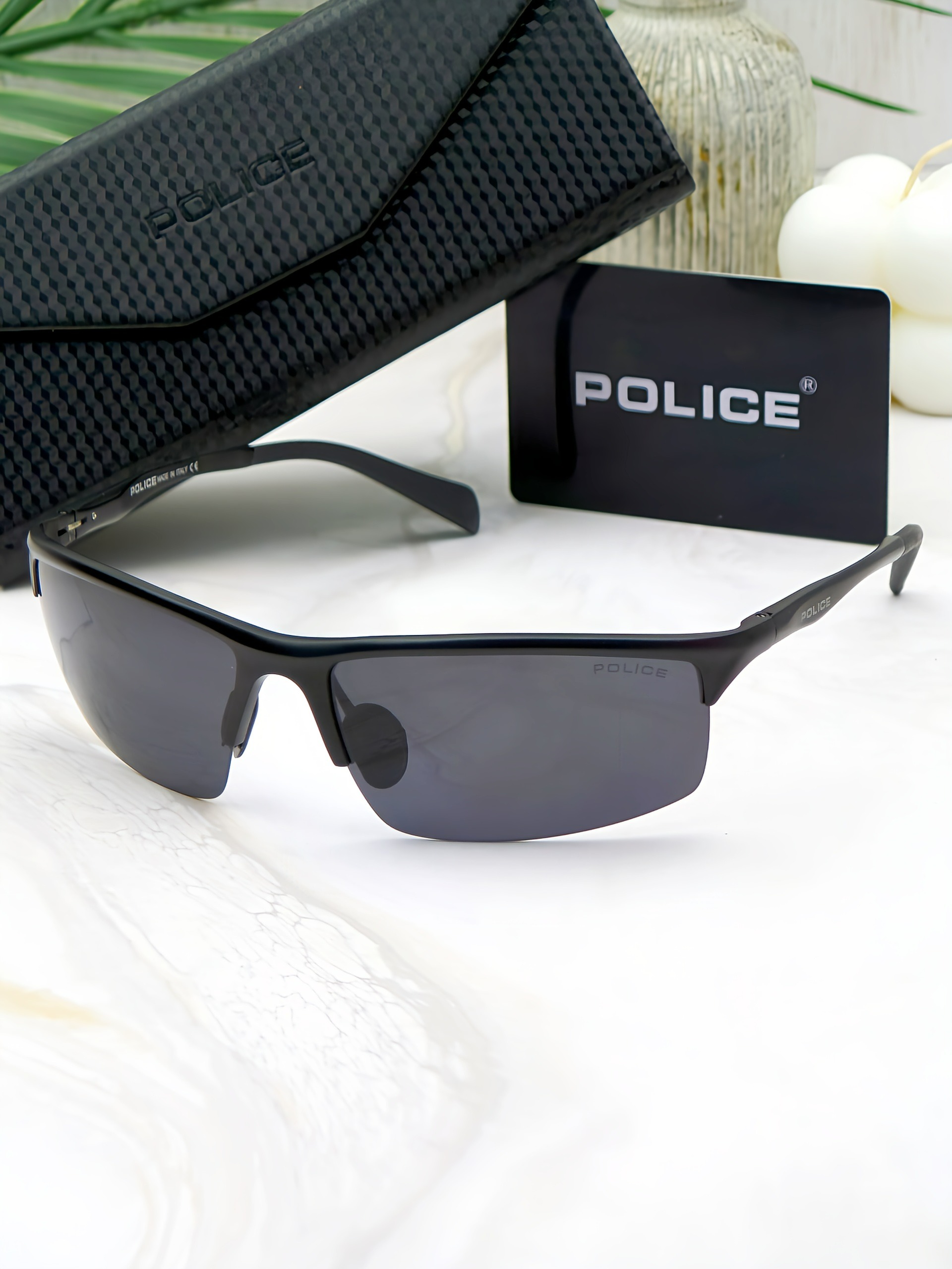 عینک آفتابی آلومنیومی مردانه UV400 Police