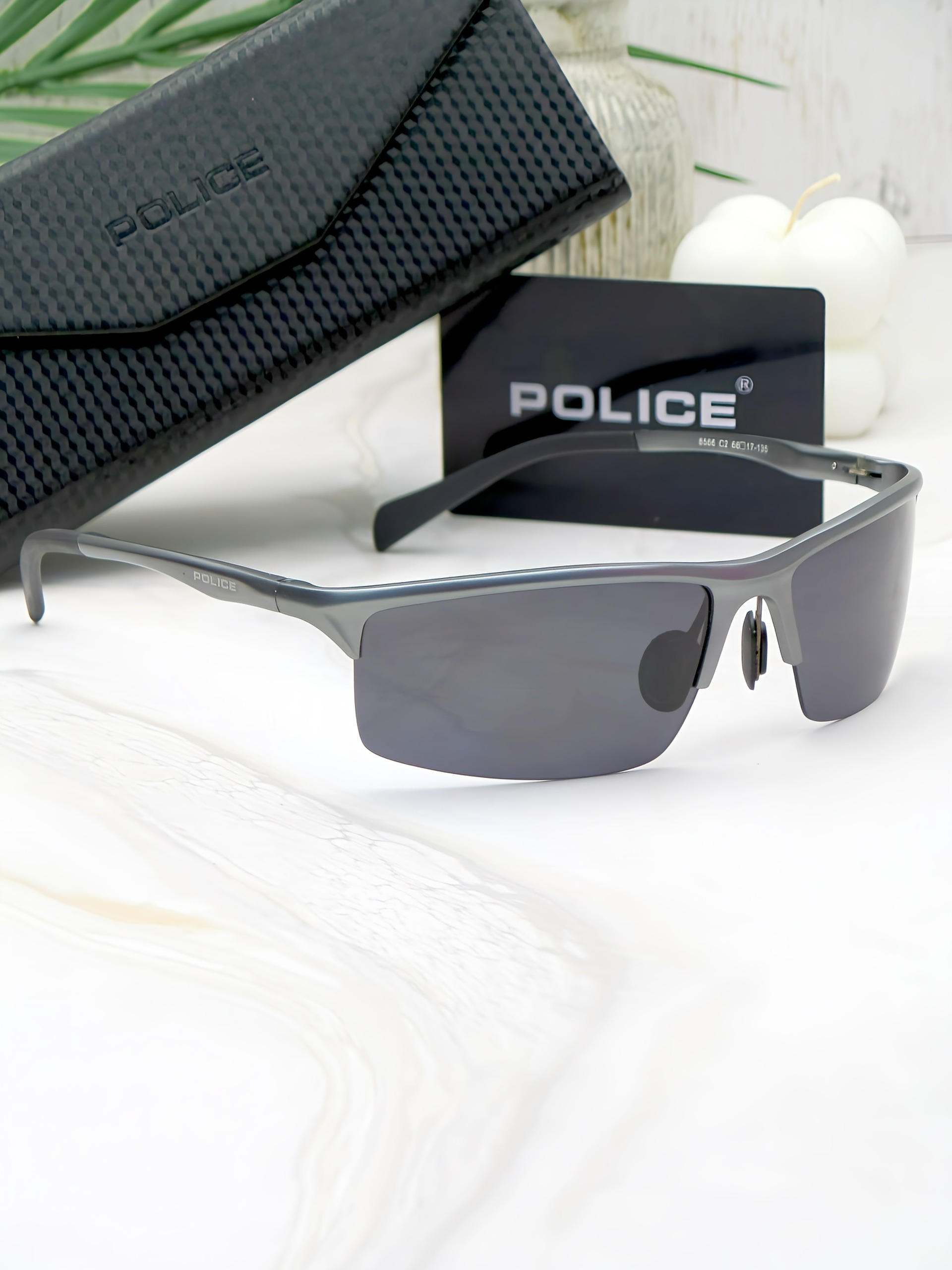 عینک آفتابی آلومنیومی مردانه UV400 Police