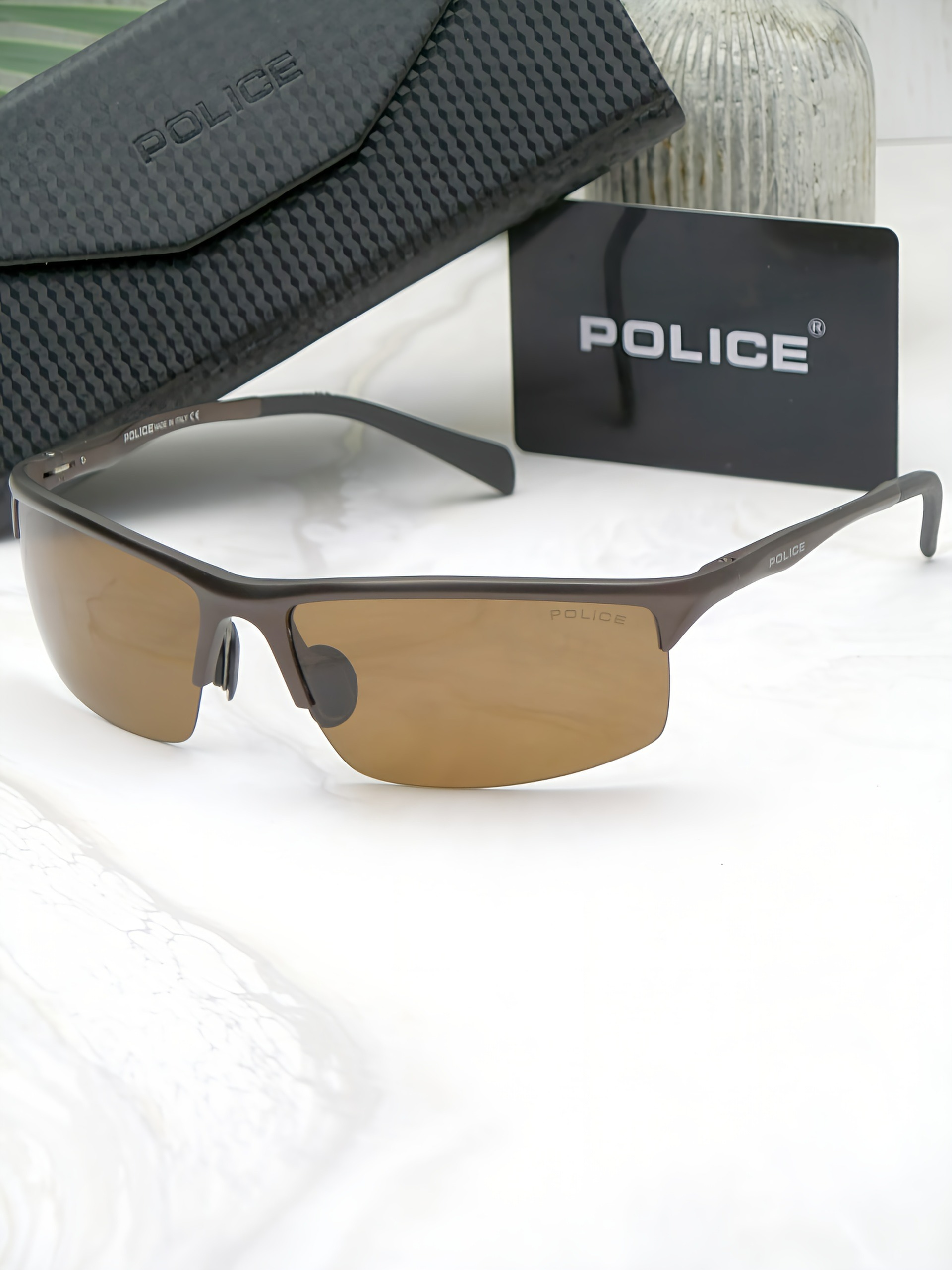 عینک آفتابی آلومنیومی مردانه UV400 Police