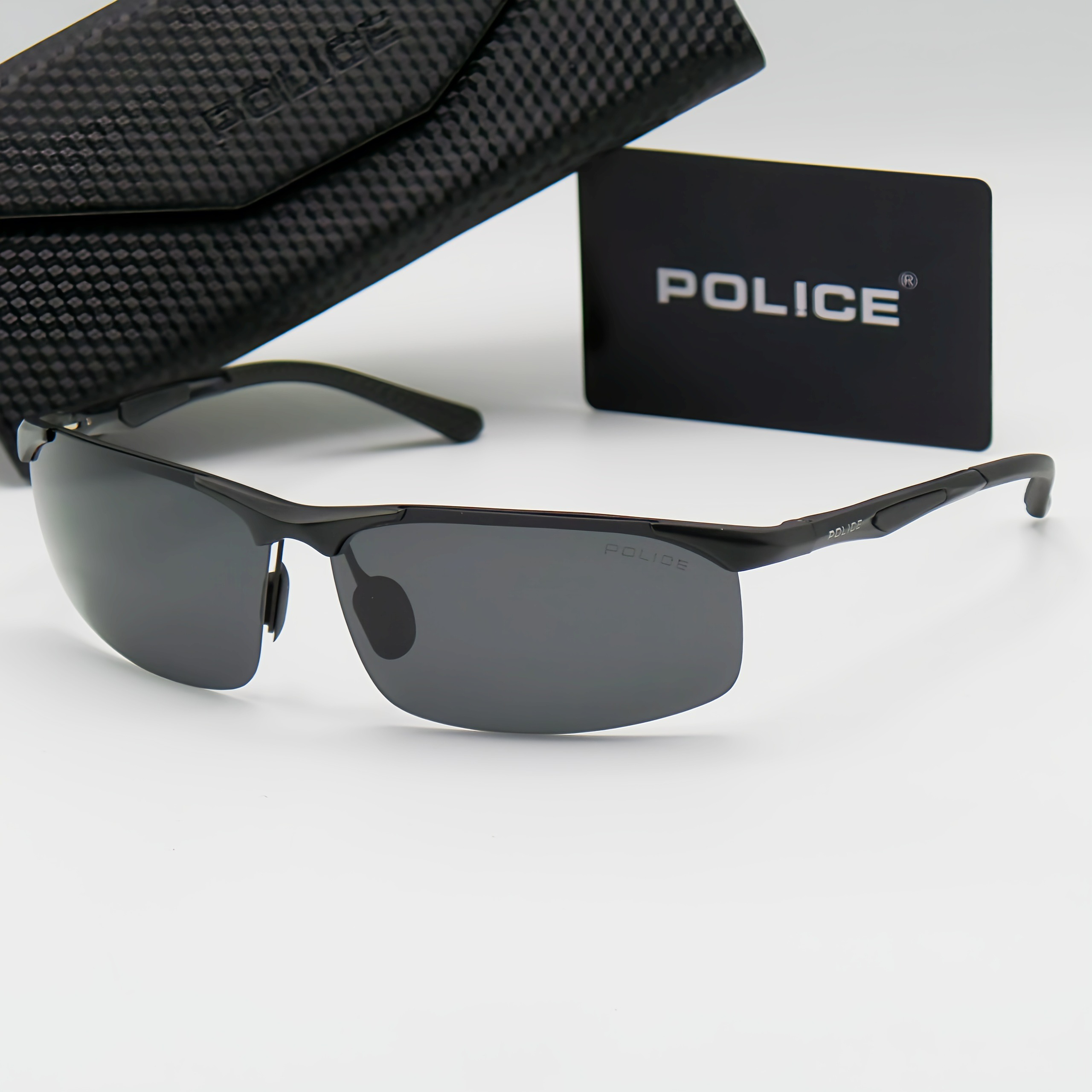 عینک آفتابی آلومنیومی مردانه UV400 Police