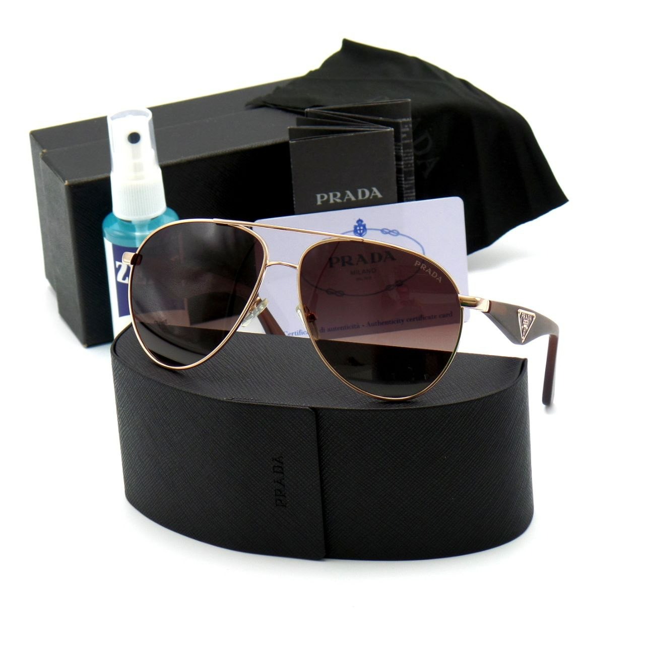 عینک آفتابی خلبانی پرادا ترند PRADA فول پک SPR53Q