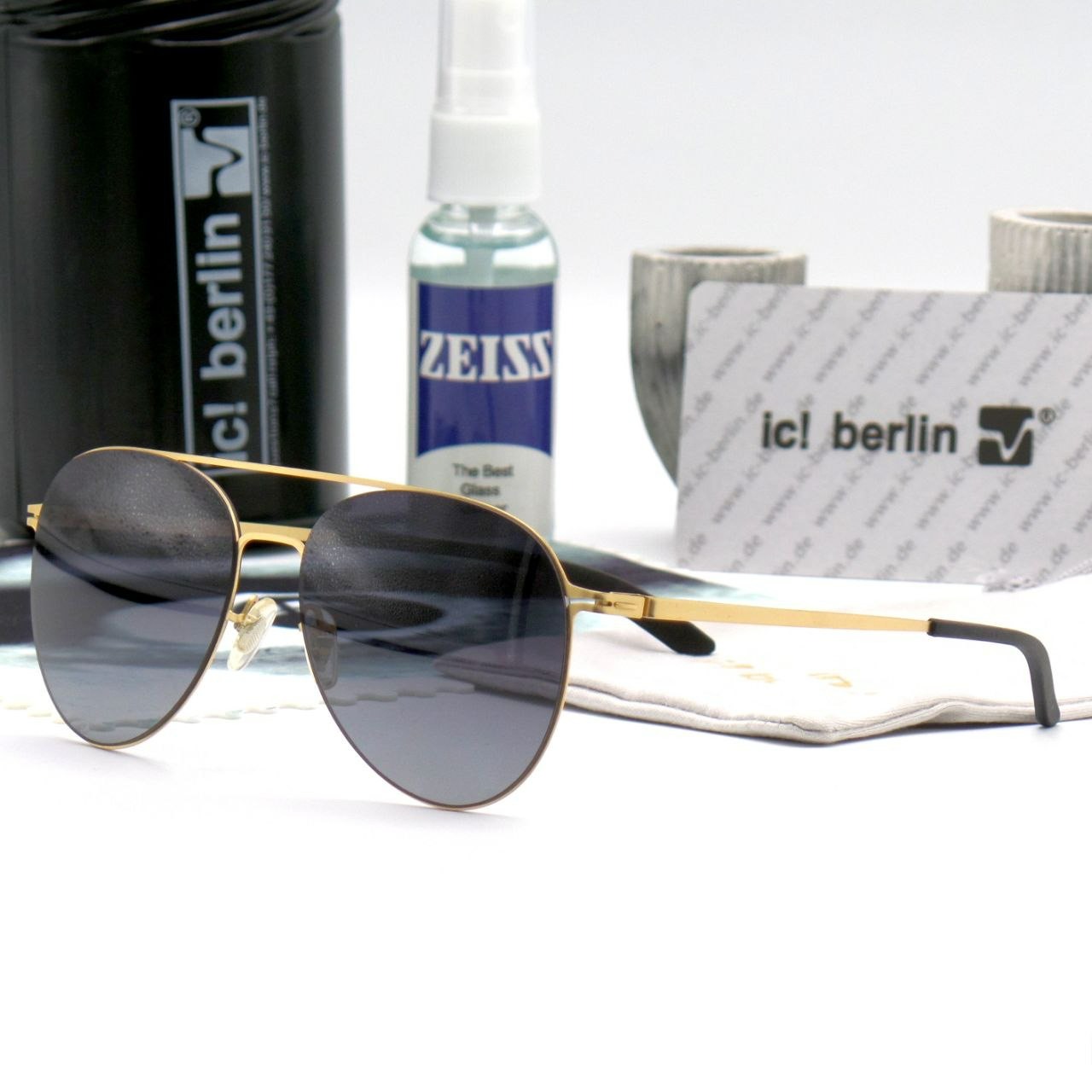 عینک آفتابی خلبانی ic! Berlin 8910 UV400 POLARIZED