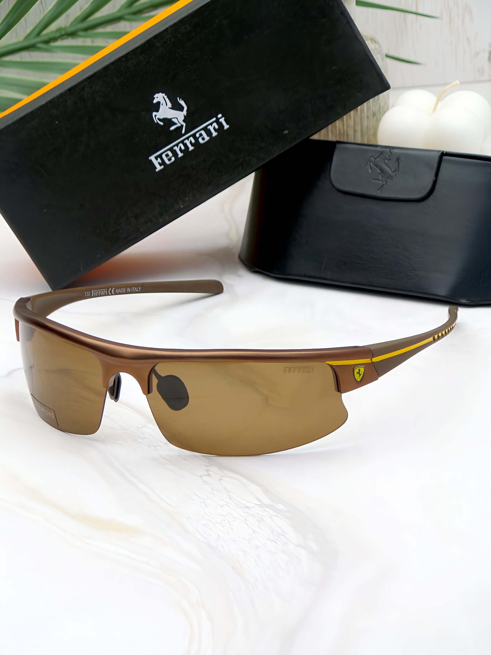 عینک آفتابی اسپورت آلومنیومی مردانه UV400 ferrari