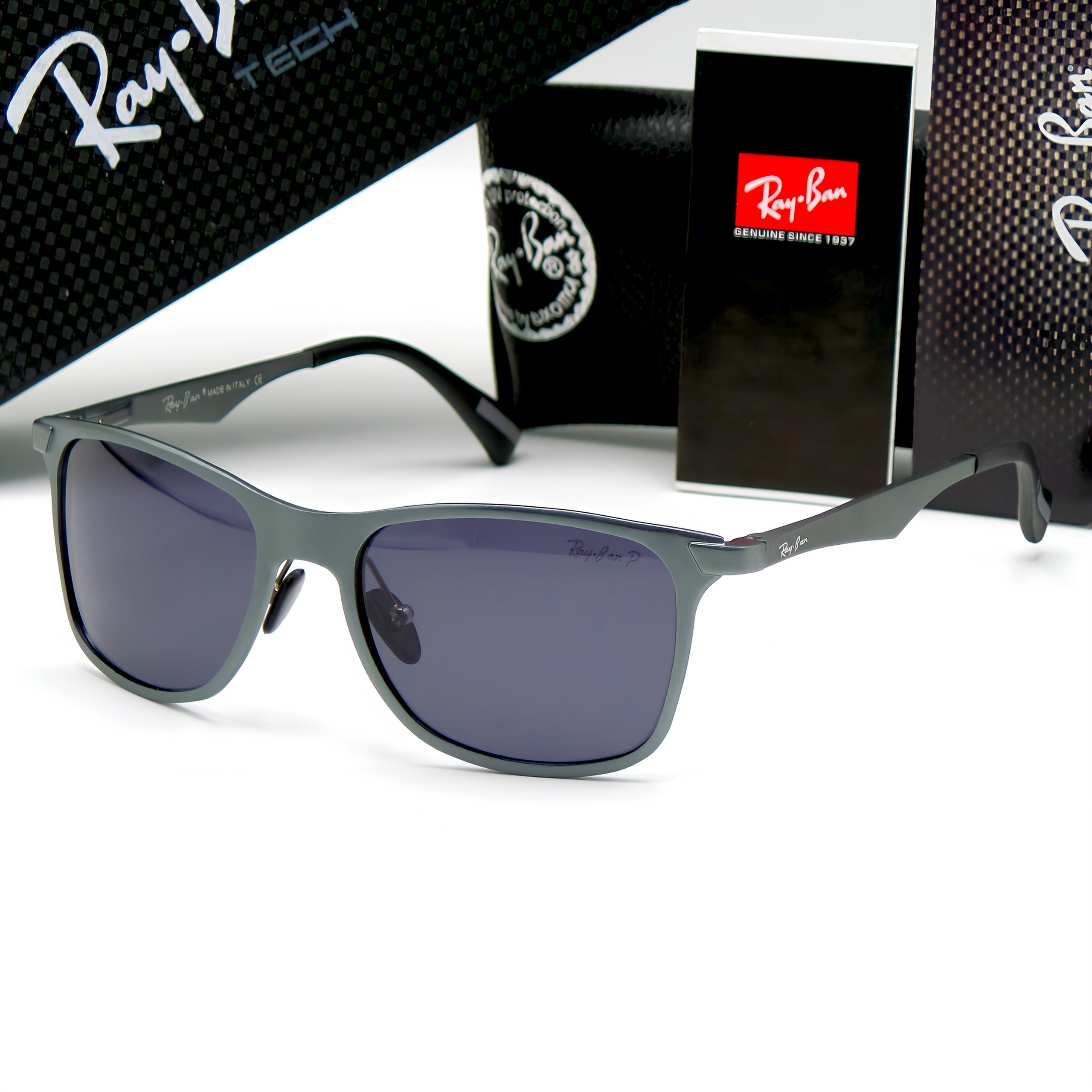 عینک آفتابی ویفرر آلومنیومی مردانه UV400 RAYBAN