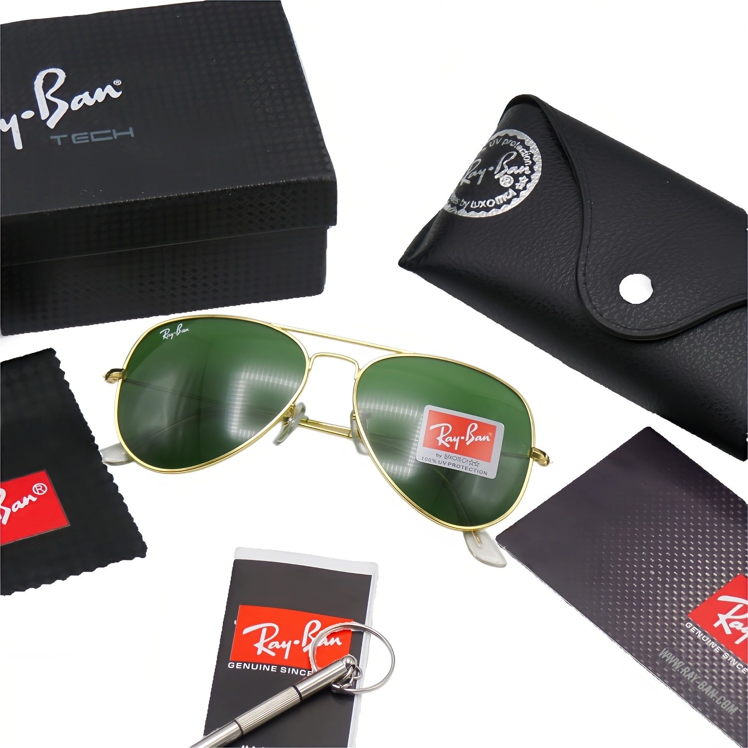 عینک آفتابی AVIATOR زنانهمردانه RAYBAN 3025