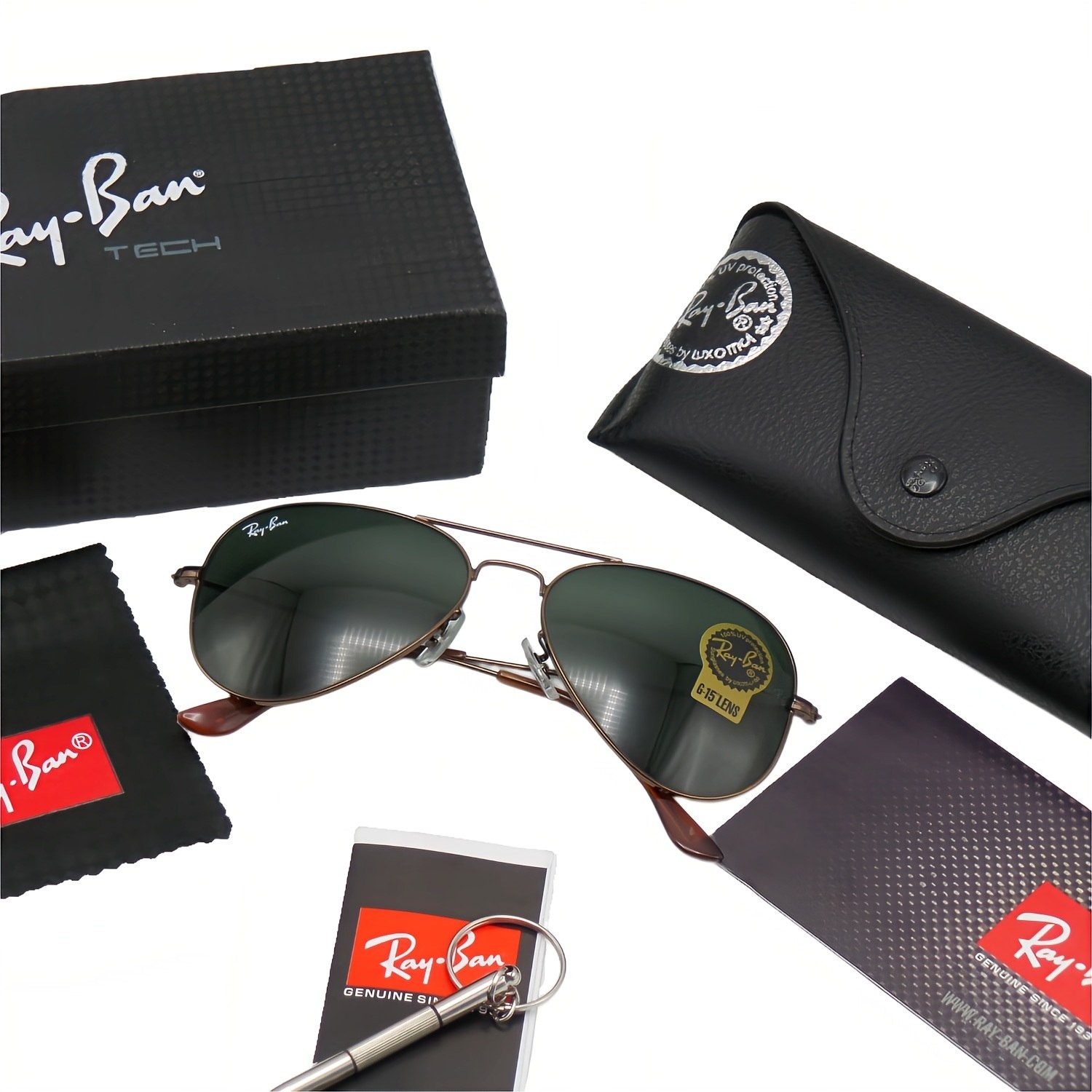 عینک آفتابی AVIATOR زنانهمردانه RAYBAN 3025