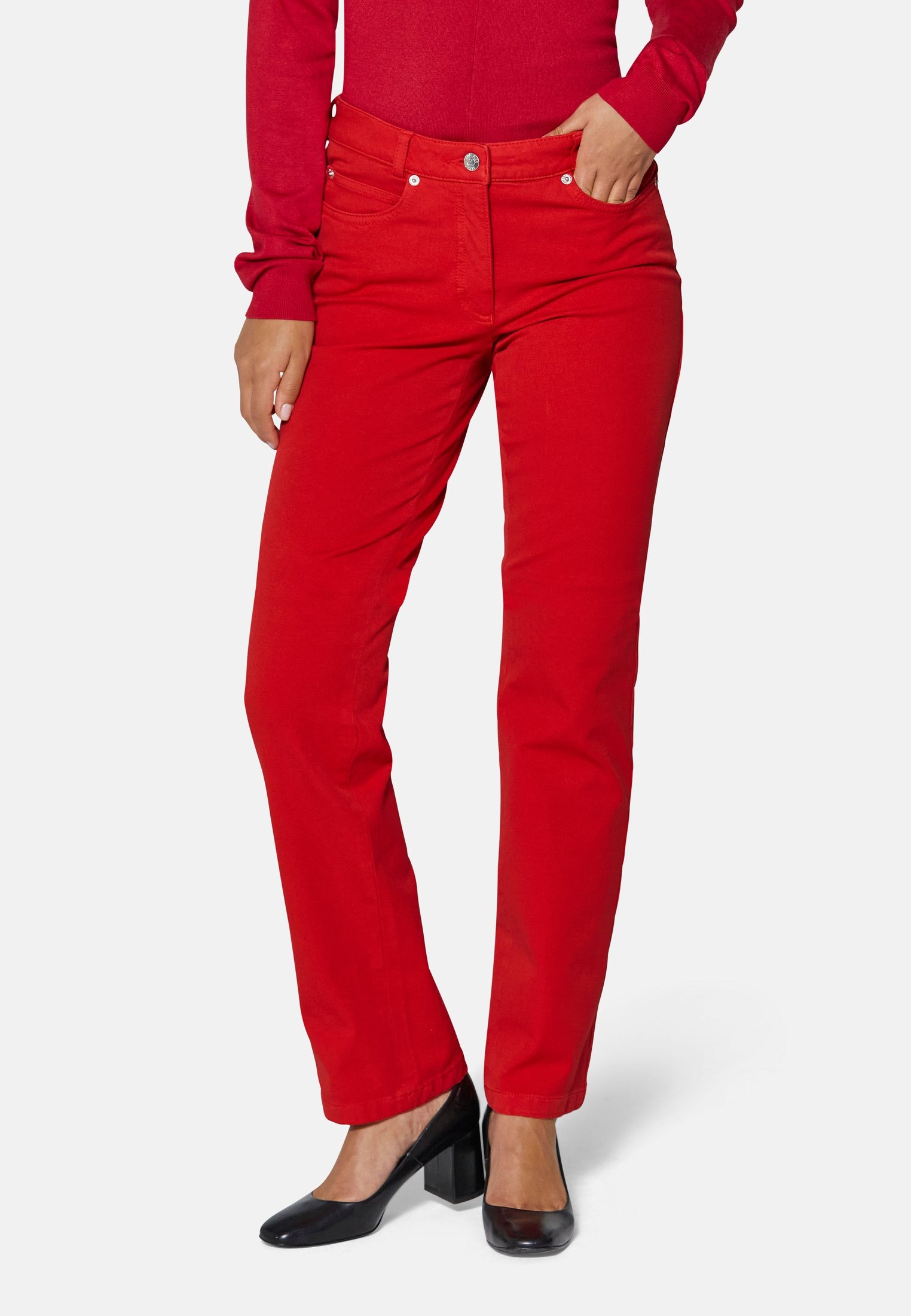 شلوار جین قرمز نو اتیکت دار اس الیور soliver