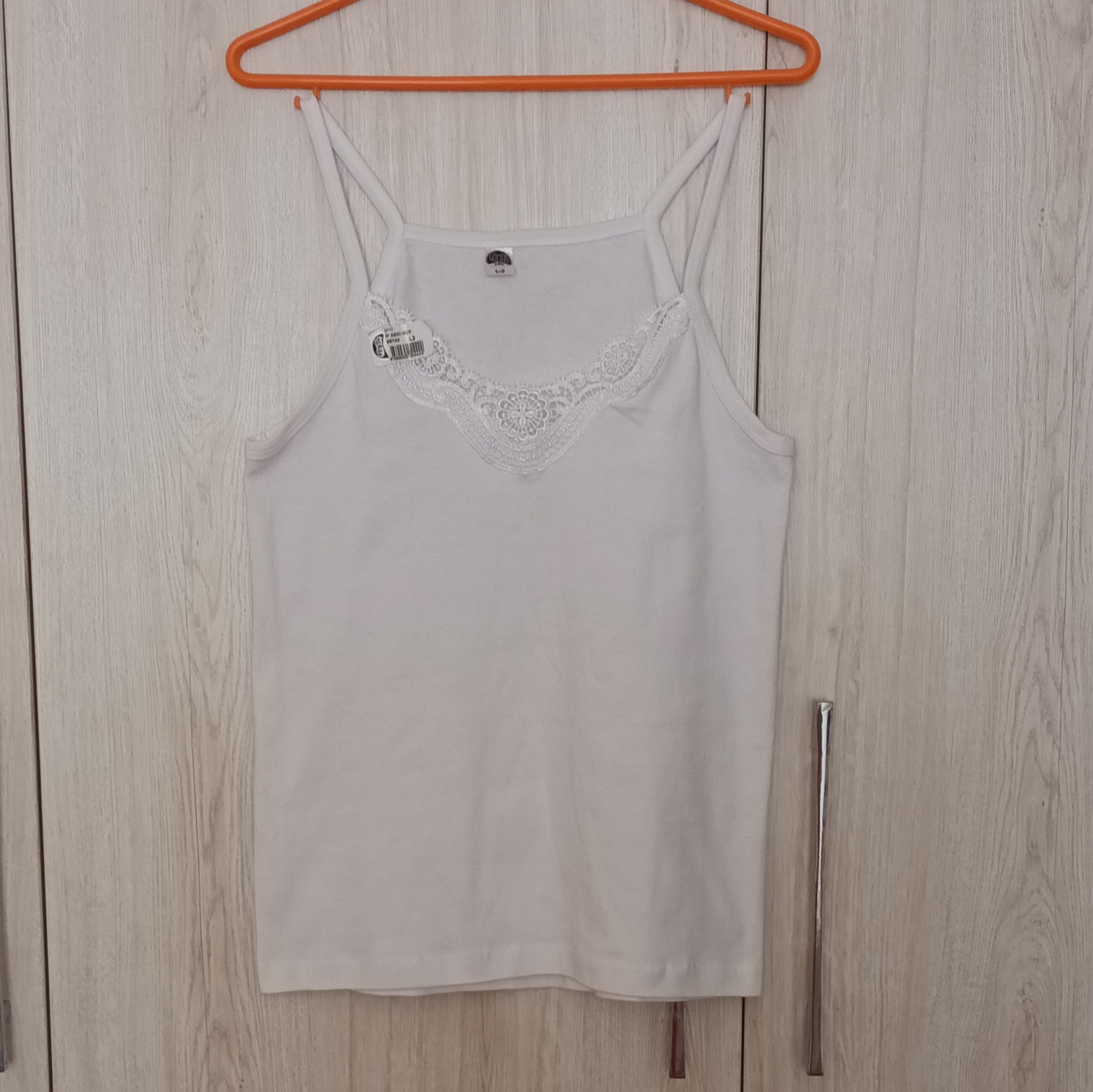 تاپ نخی سفید زنانه ترک نو