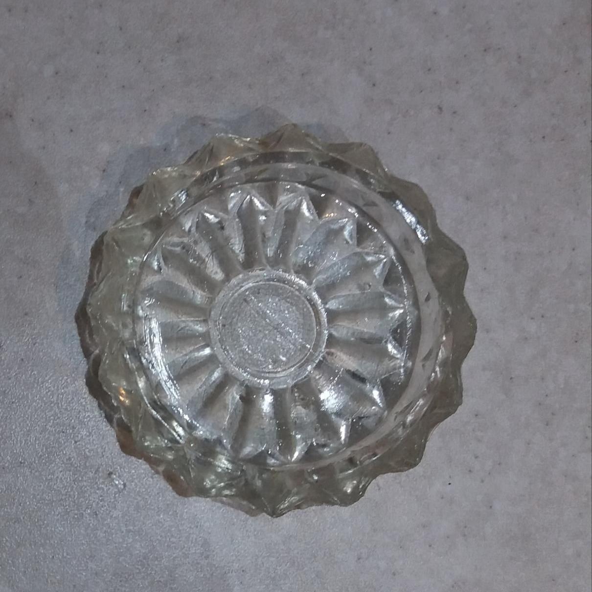 زیرسیگاری کریستال قدیمی نوستالژی