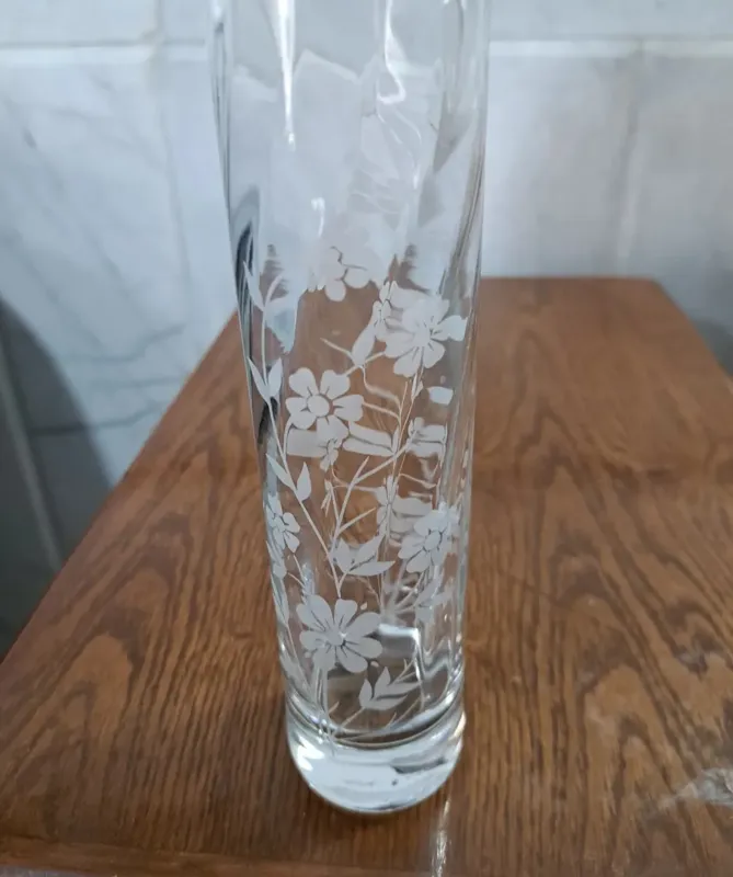 گلدان کریستال قدیمی کلکسیونی آنتیک نوستالژی