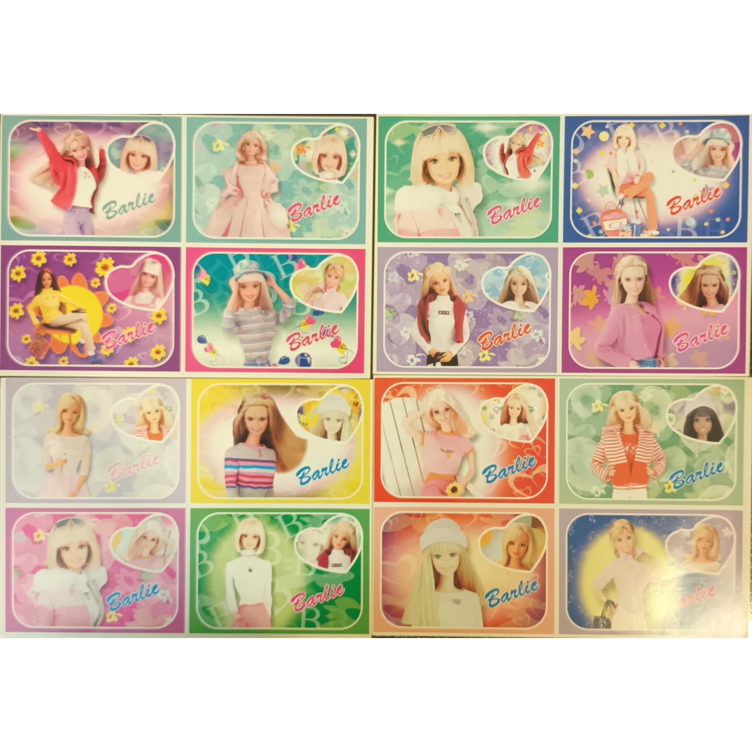 برچسب باربی قدیمی نوستالژی کلکسیونی نو
